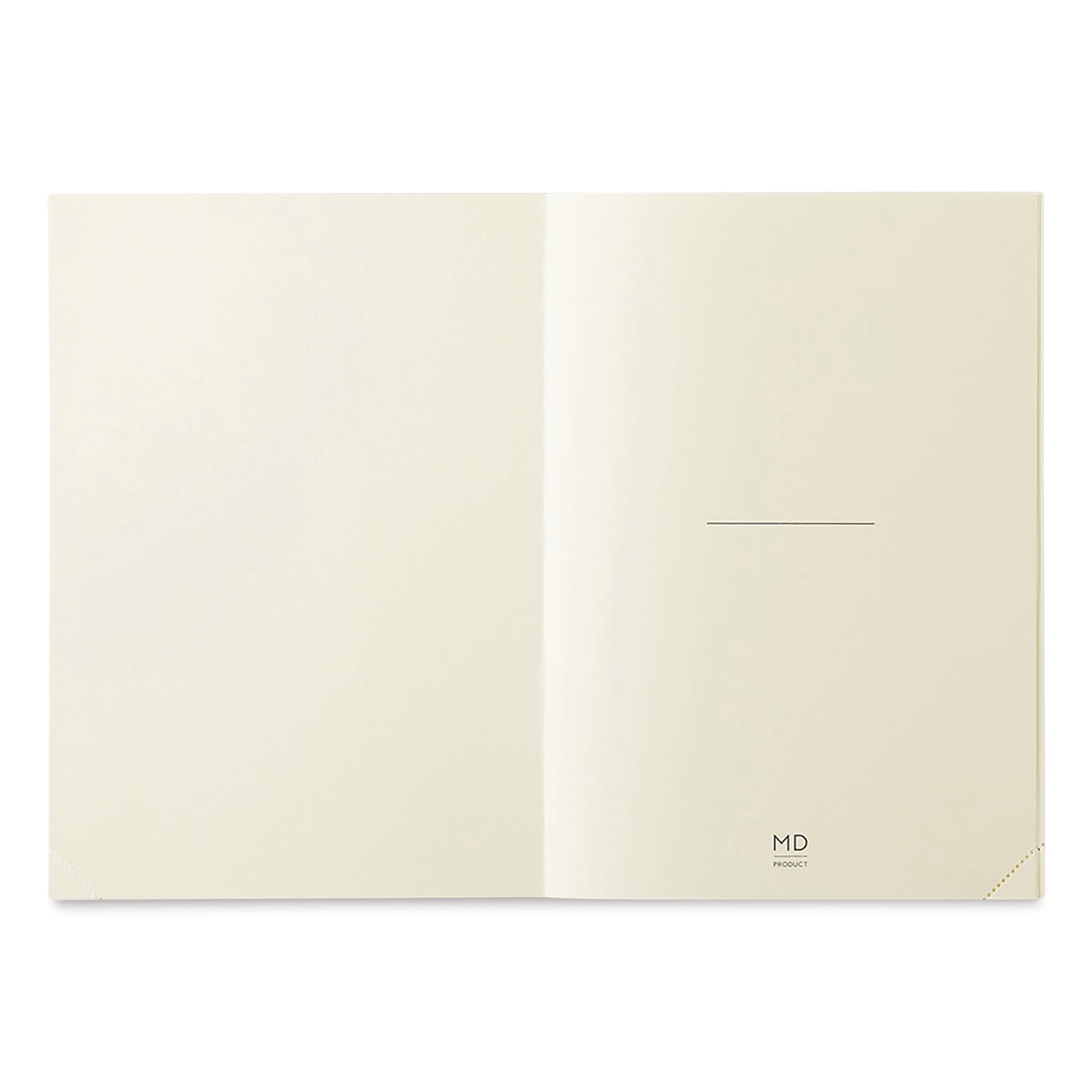 Midori MD Notebook Journal Codex 1 Day 1 Page - A5, Blank, White, inside cover