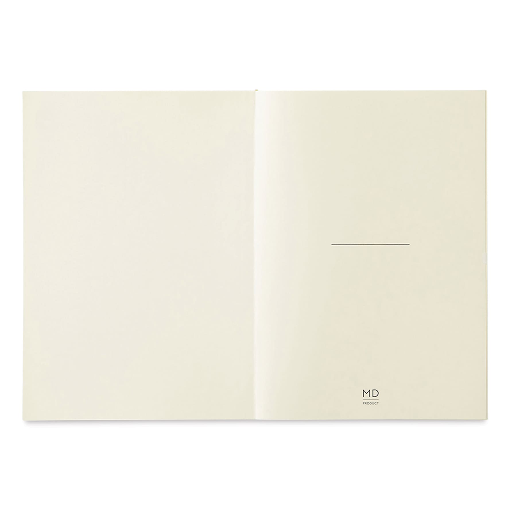 Midori MD Notebooks - A5, Blank, White, inside cover