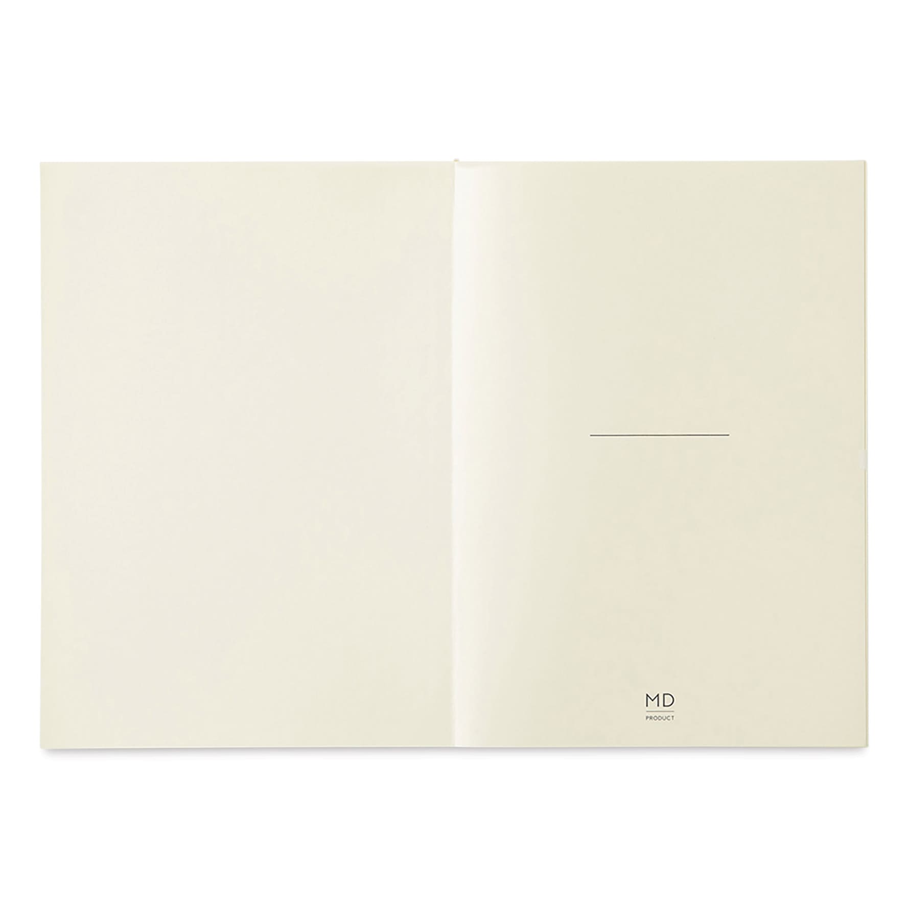 Midori MD Notebooks - A5, Lined, White, inside cover