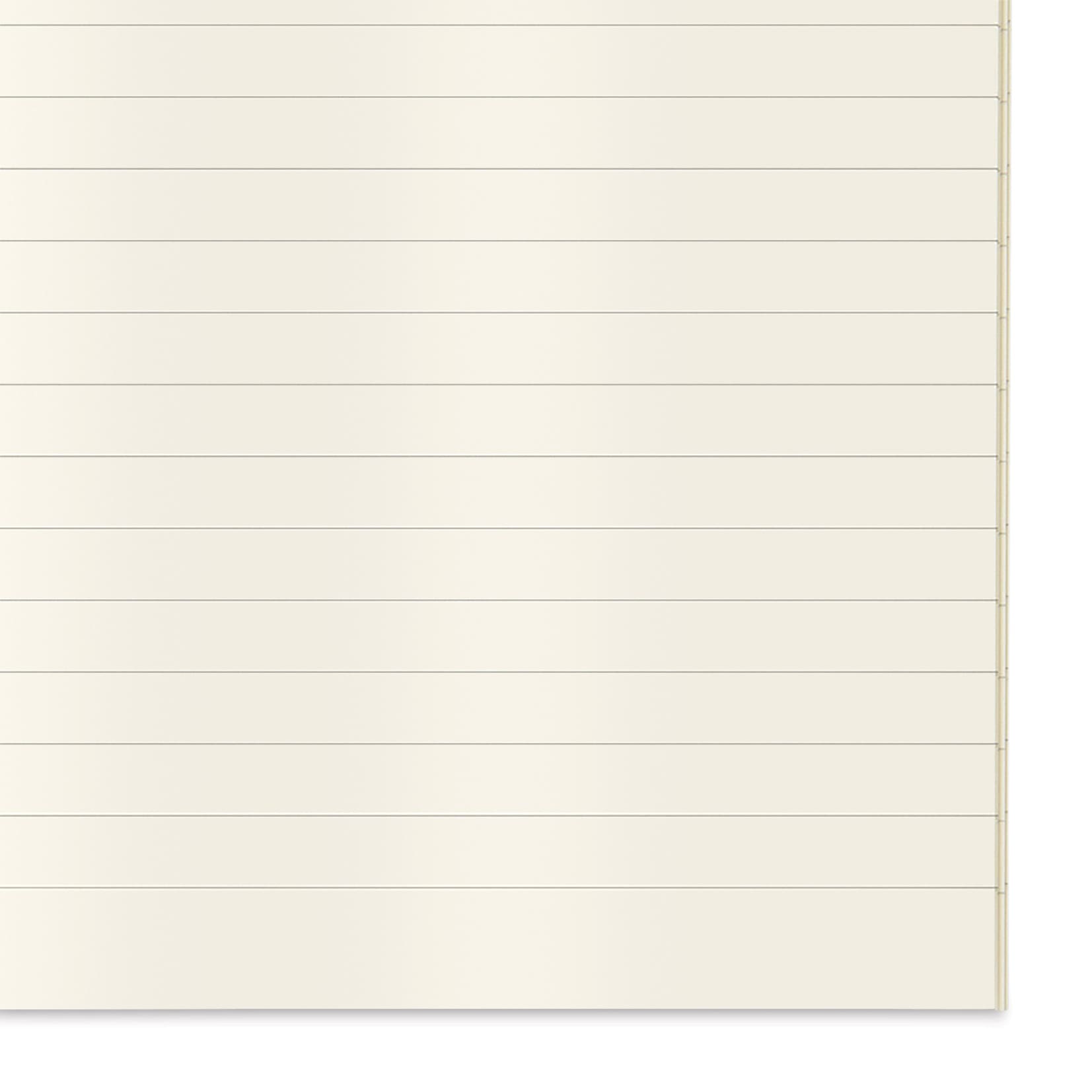 Midori MD Notebooks - A6, Lined, White, close-up of paper