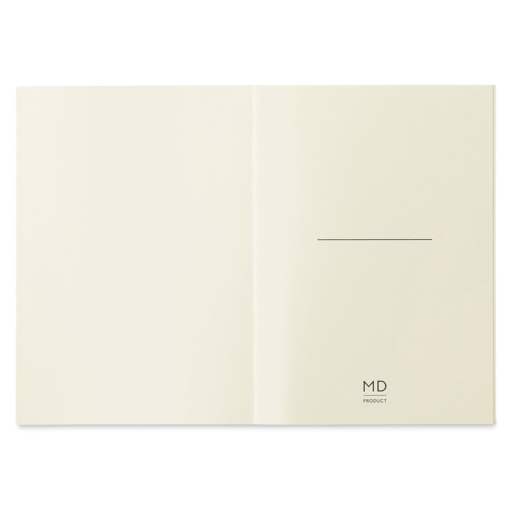 Midori MD Notebooks - A6, Grid, White, inside cover