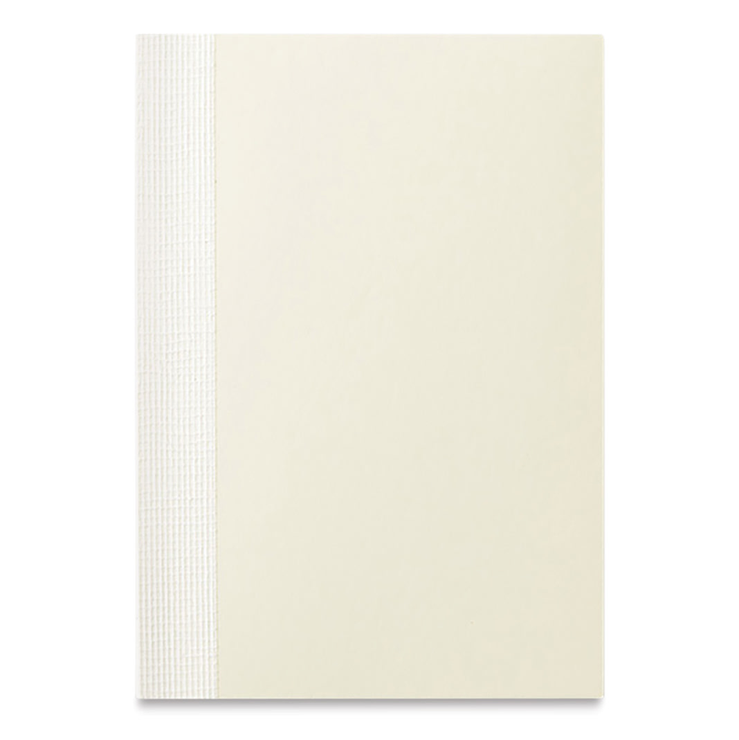 Midori MD Notebooks - A7, Grid, White, back cover