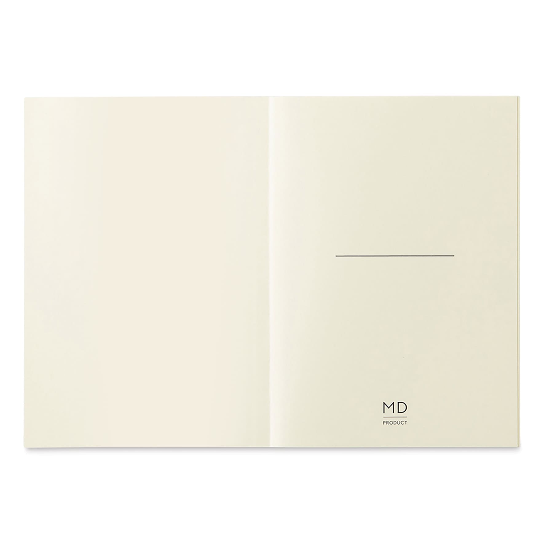 Midori MD Notebooks - A6, Dot Grid, White, inside cover