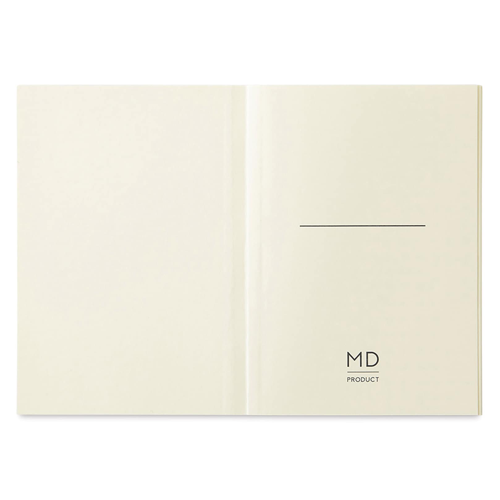 Midori MD Notebooks - A7, Dot Grid, White, inside cover