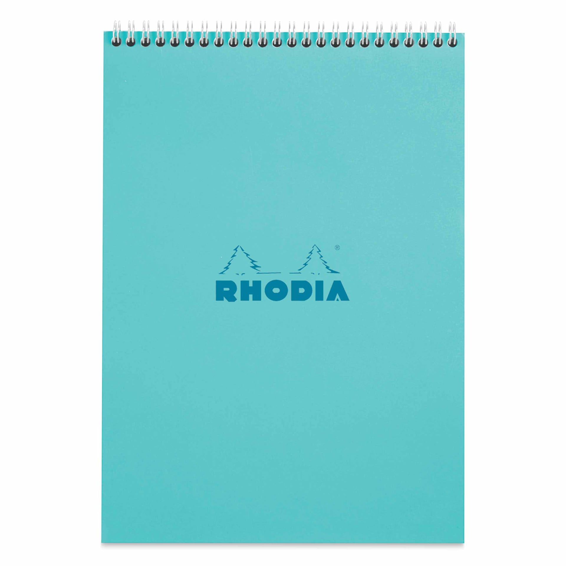Rhodia Top Wirebound Pad - 8-1/4" x 11-3/4", Azure, Ruled