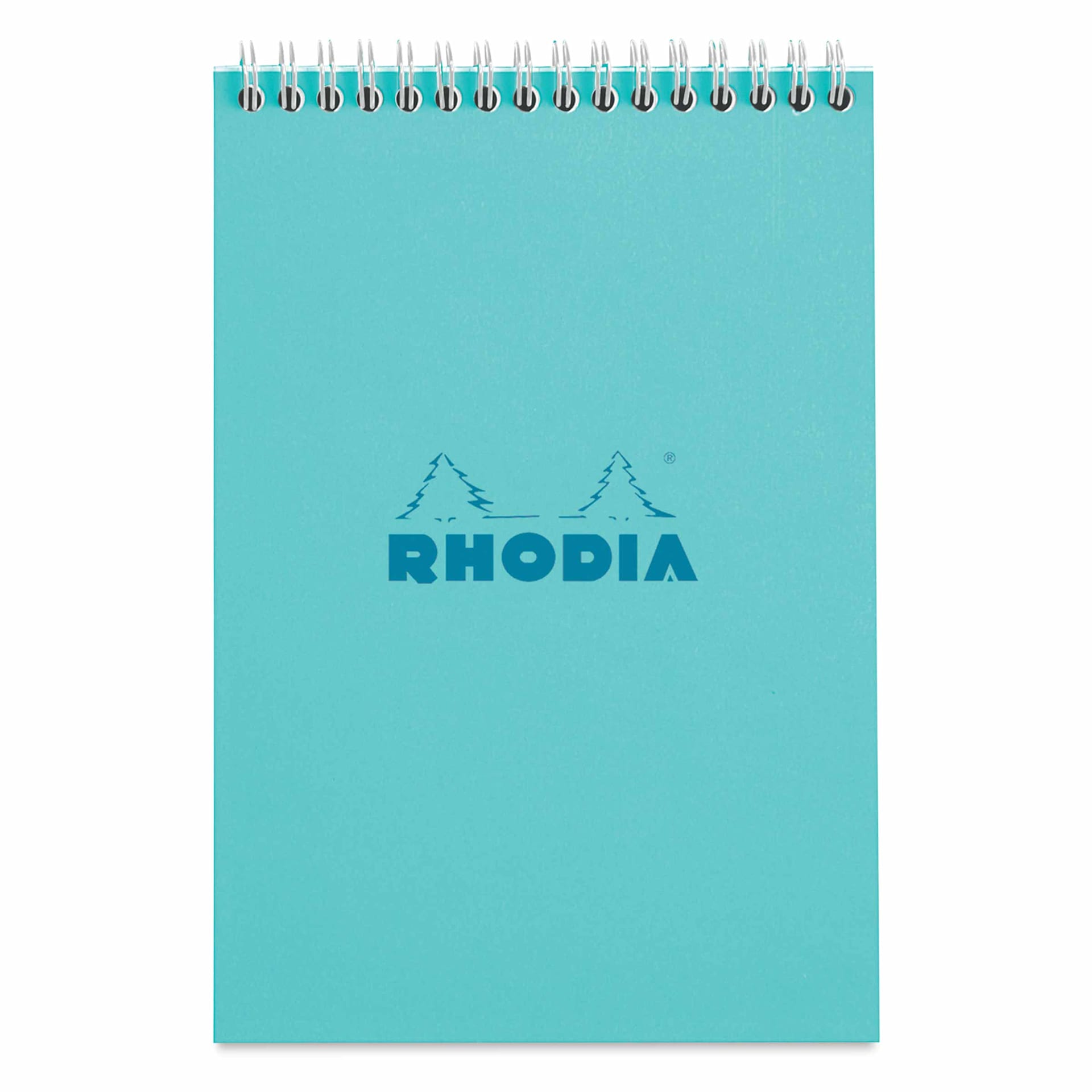 Rhodia Top Wirebound Pad - 6" x 8-1/4", Azure, Graph