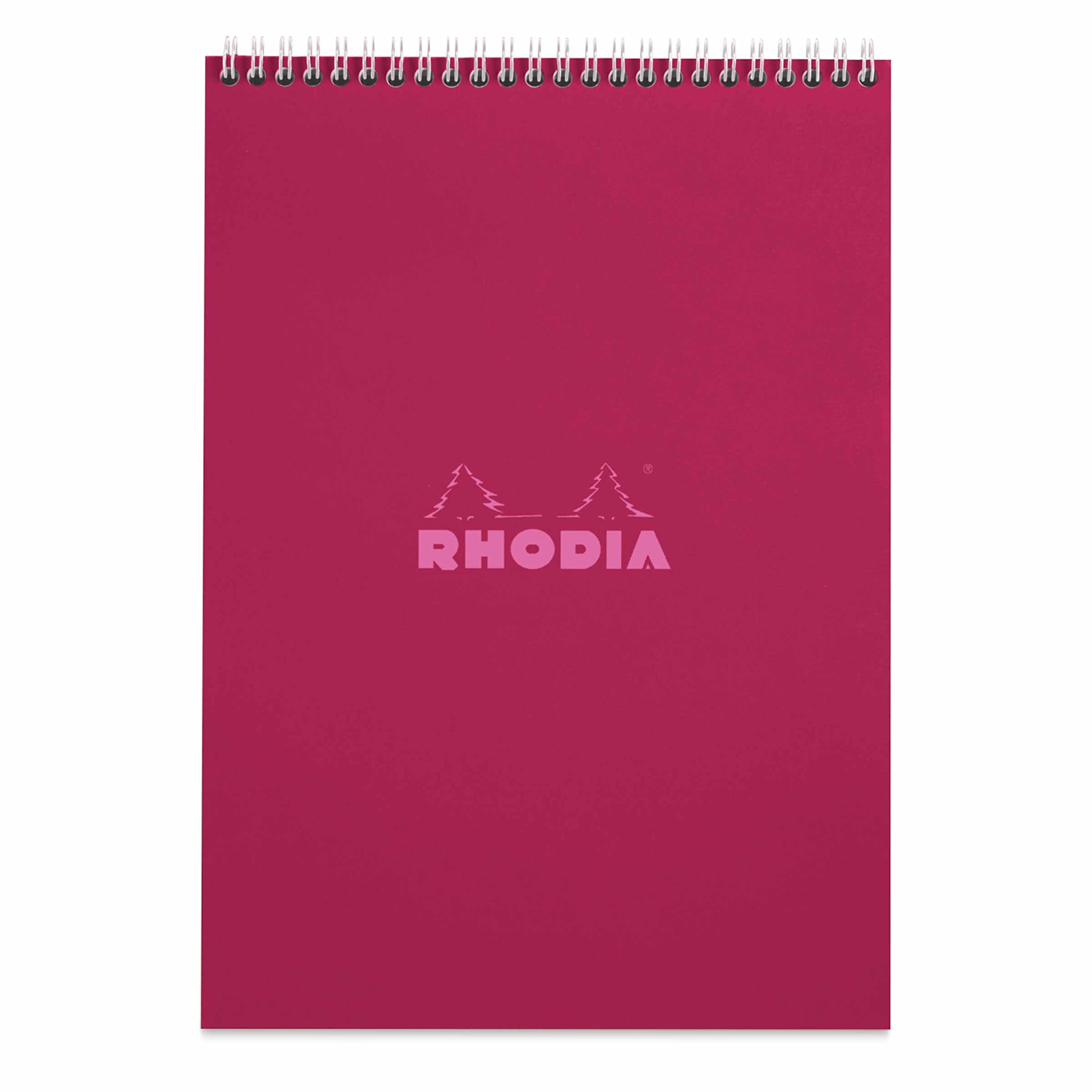 Rhodia Top Wirebound Pad - 8-1/4" x 11-3/4", Plum, Graph