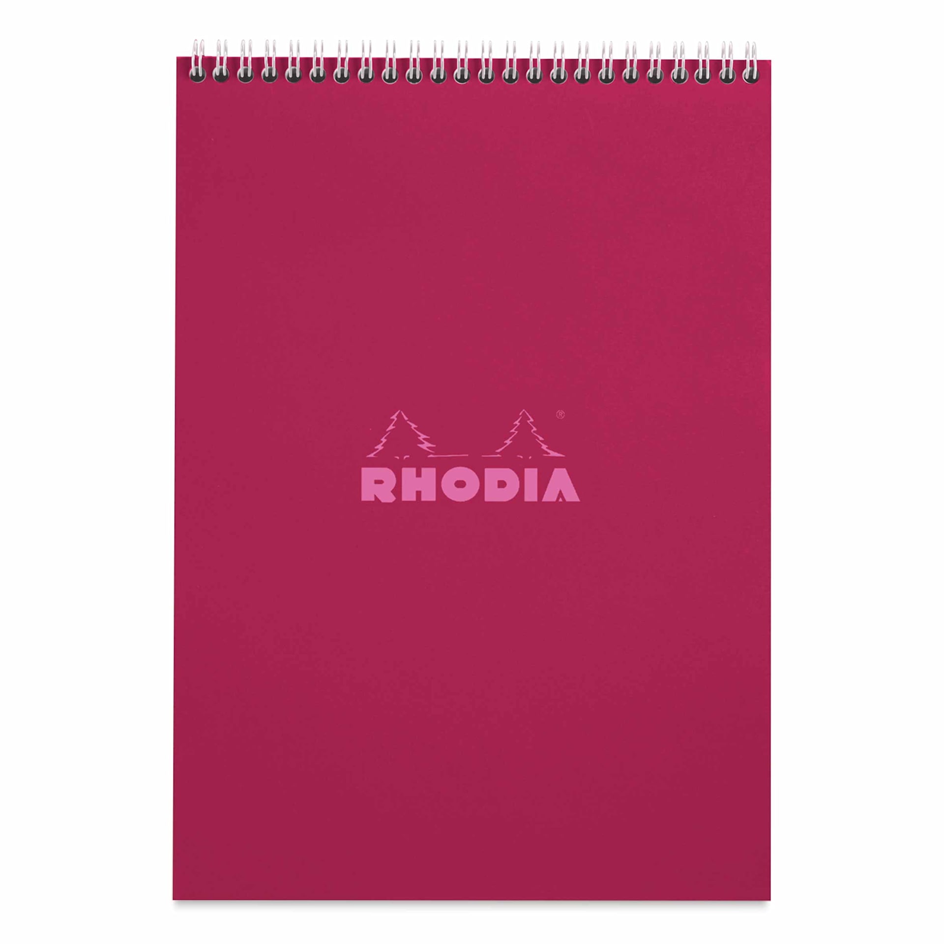 Rhodia Top Wirebound Pad - 8-1/4" x 11-3/4", Plum, Ruled