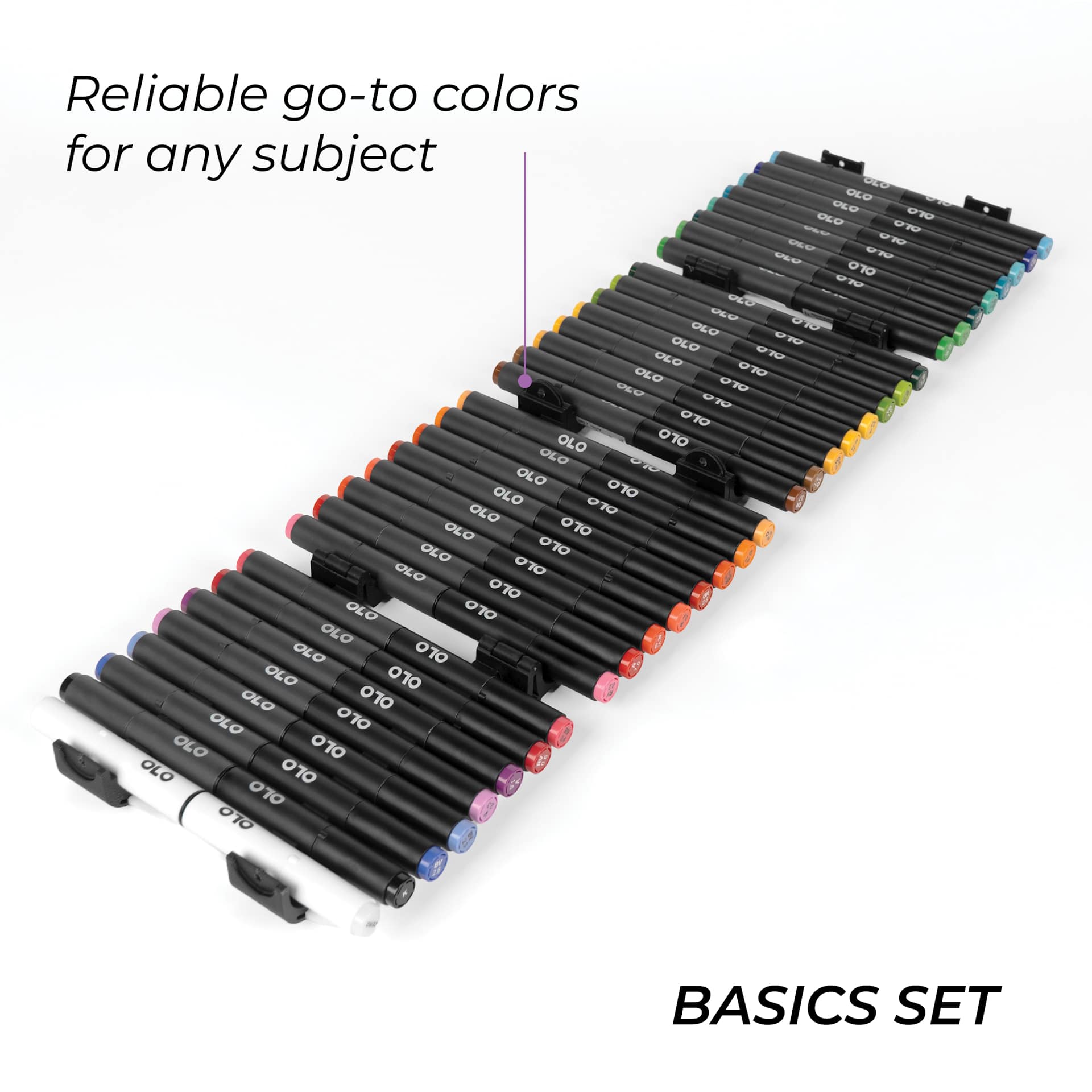 Reliable go-to colors for any subject.