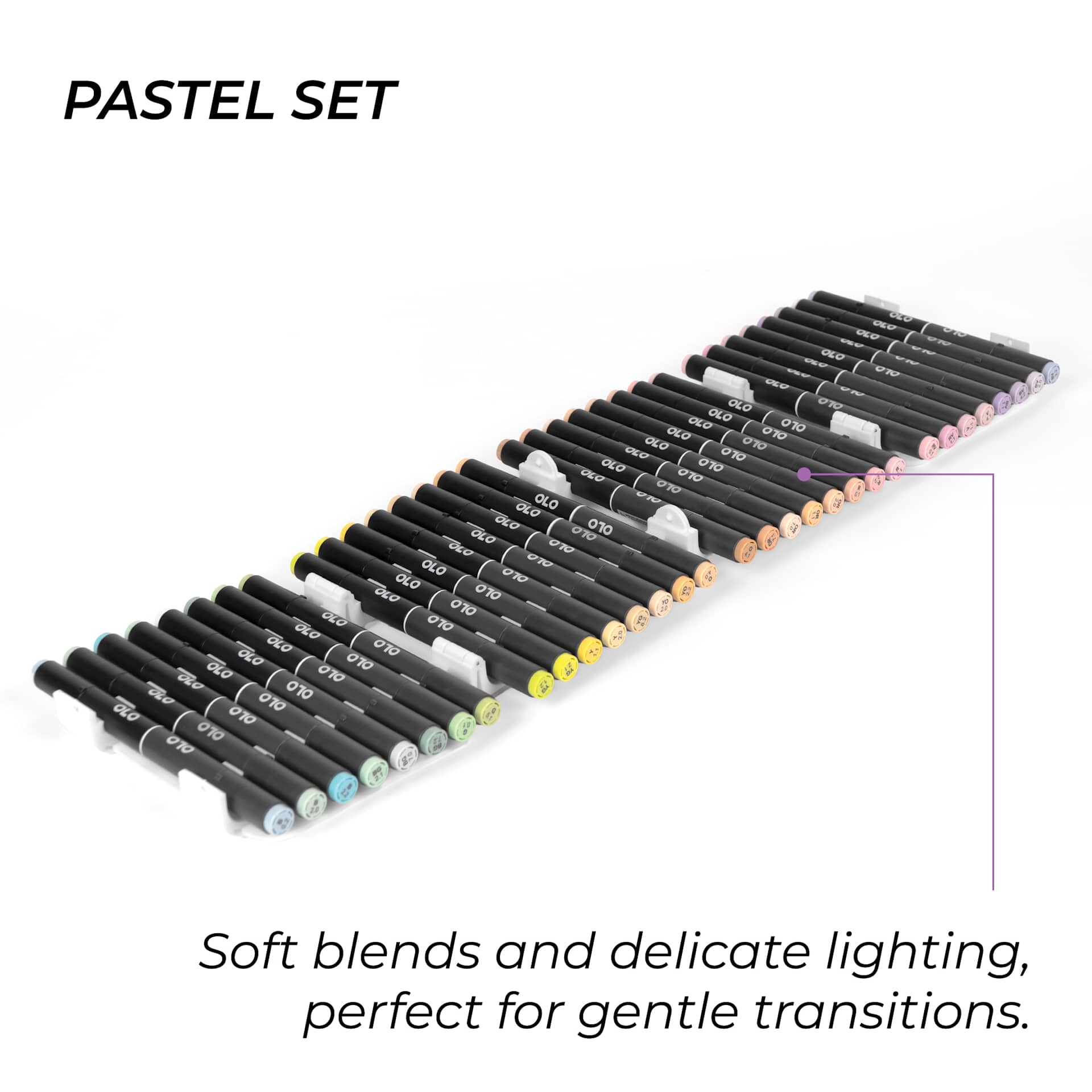 Pastel Set. Soft blends and delicate lighting, perfect for gentle transitions.