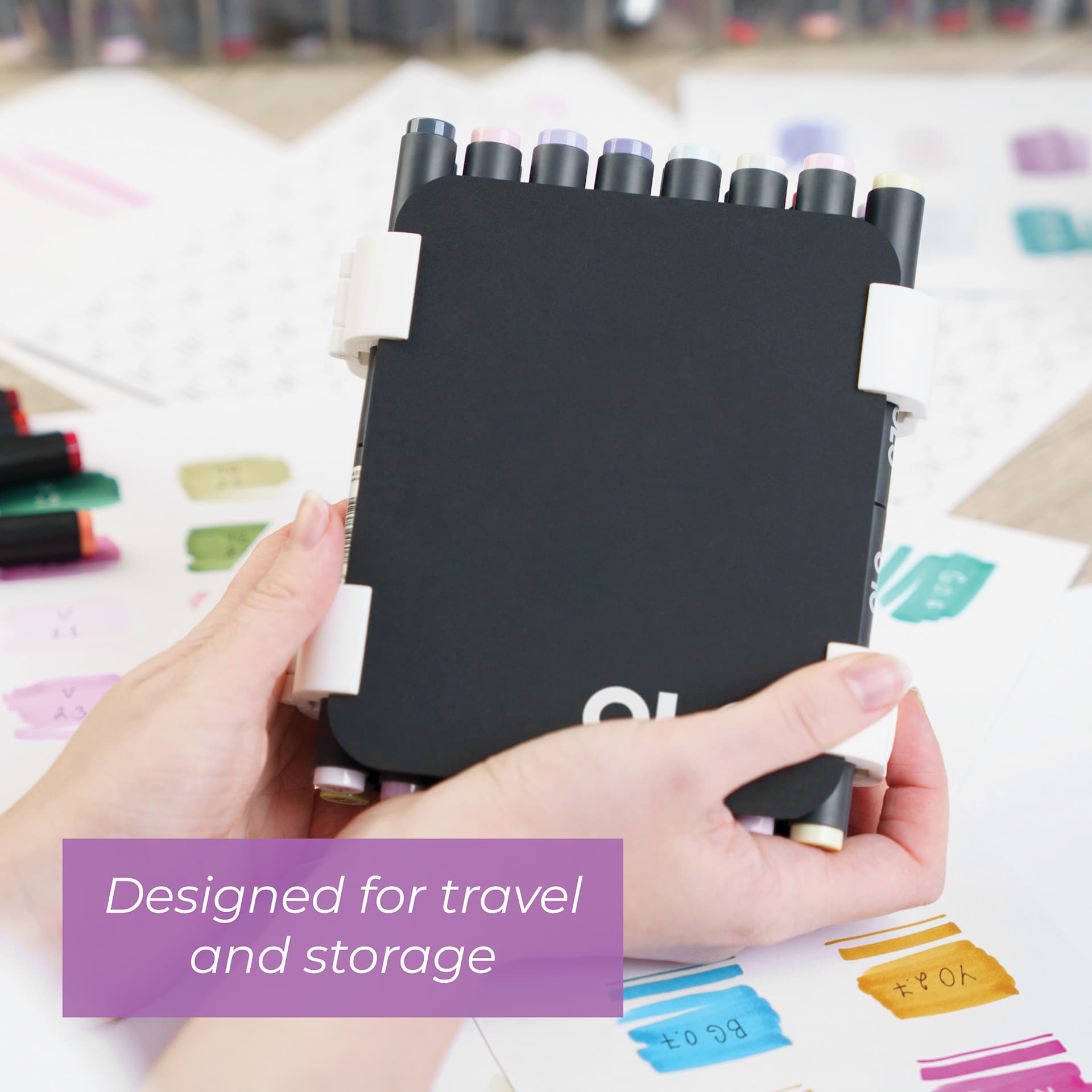 Designed for travel and storage.