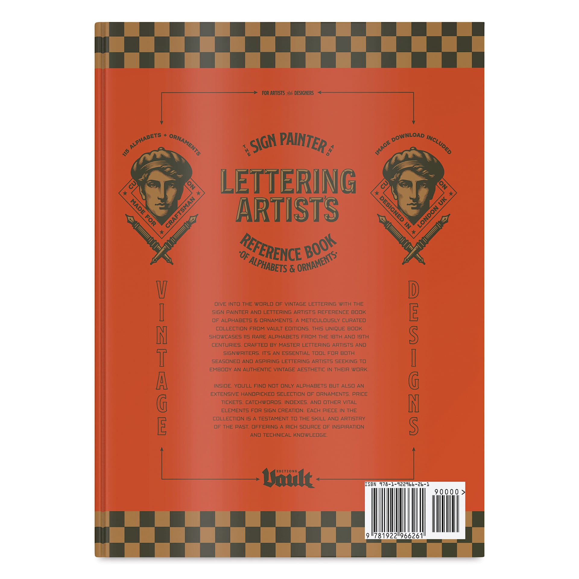 Vault Editions The Sign Painter and Lettering Artists Reference Book, back cover