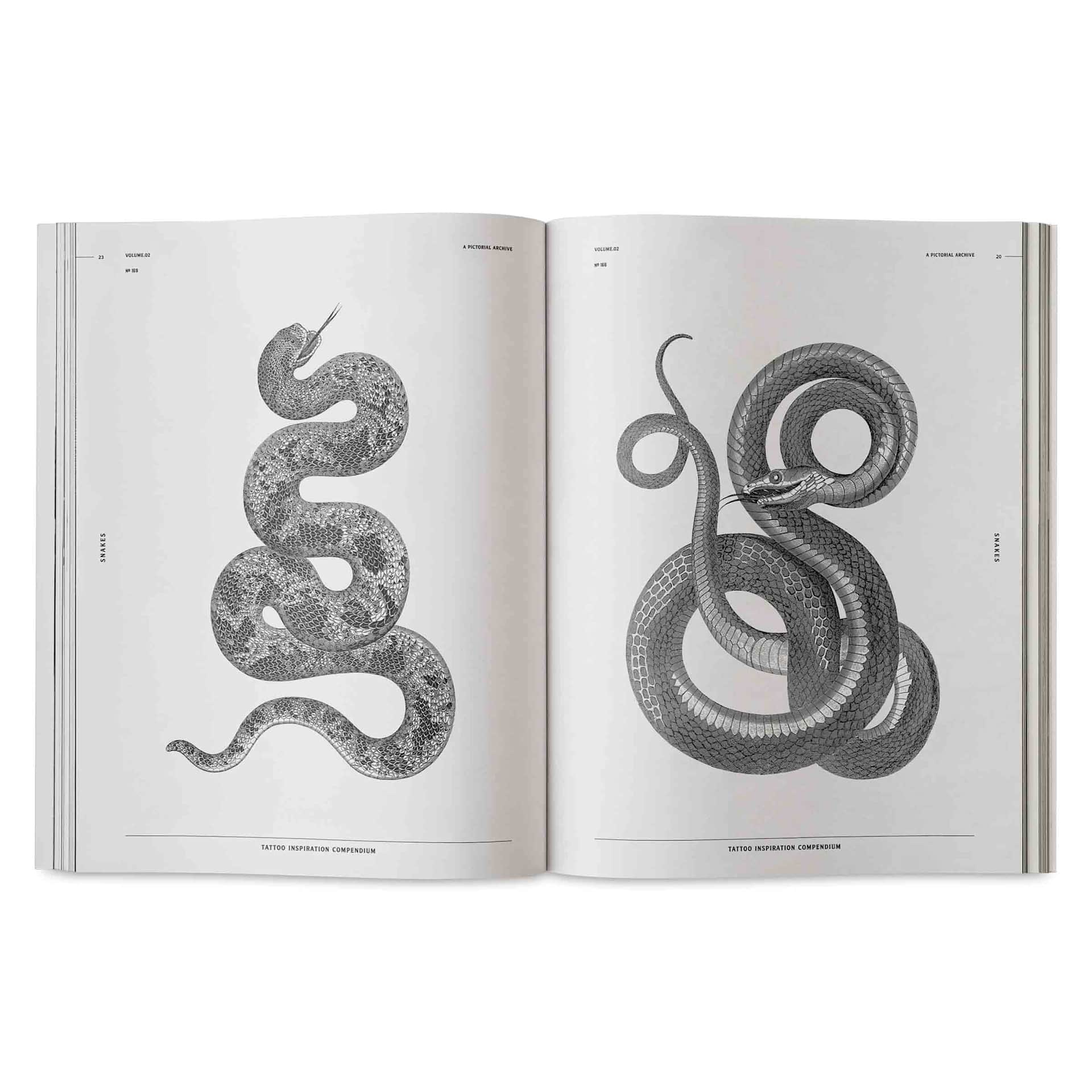 Vault Editions Tattoo Inspiration Compendium Vol. 2, snakes