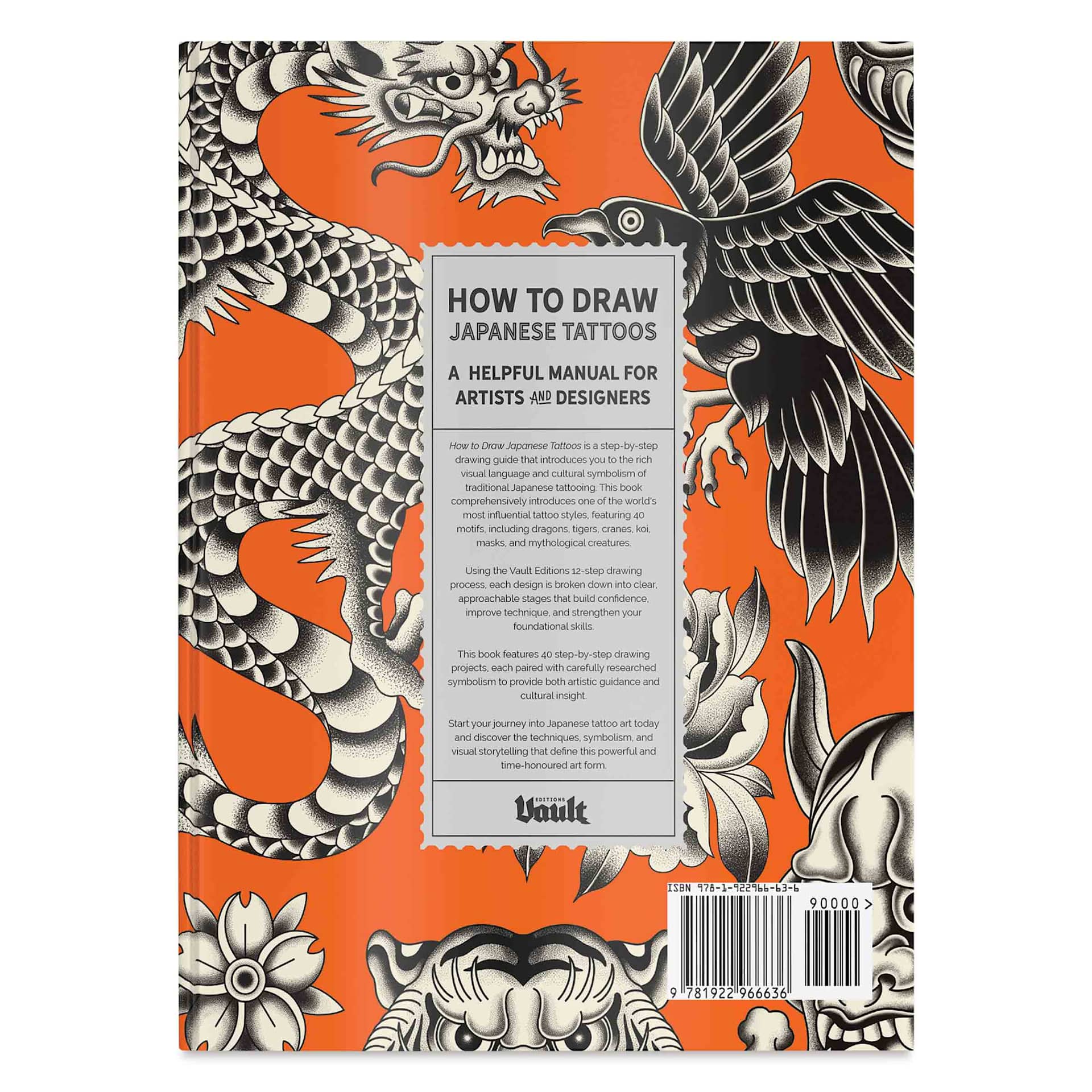 Vault Editions How to Draw Japanese Tattoos, back cover