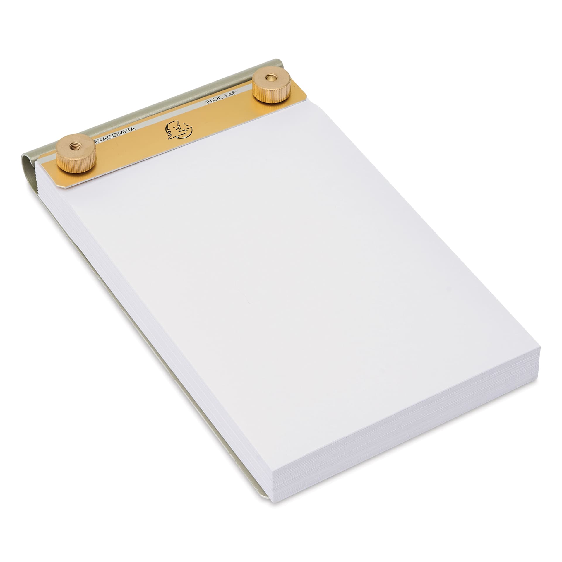 Exacompta FAF Desk Pad - 4-1/4" x 7-1/4", Blank, open
