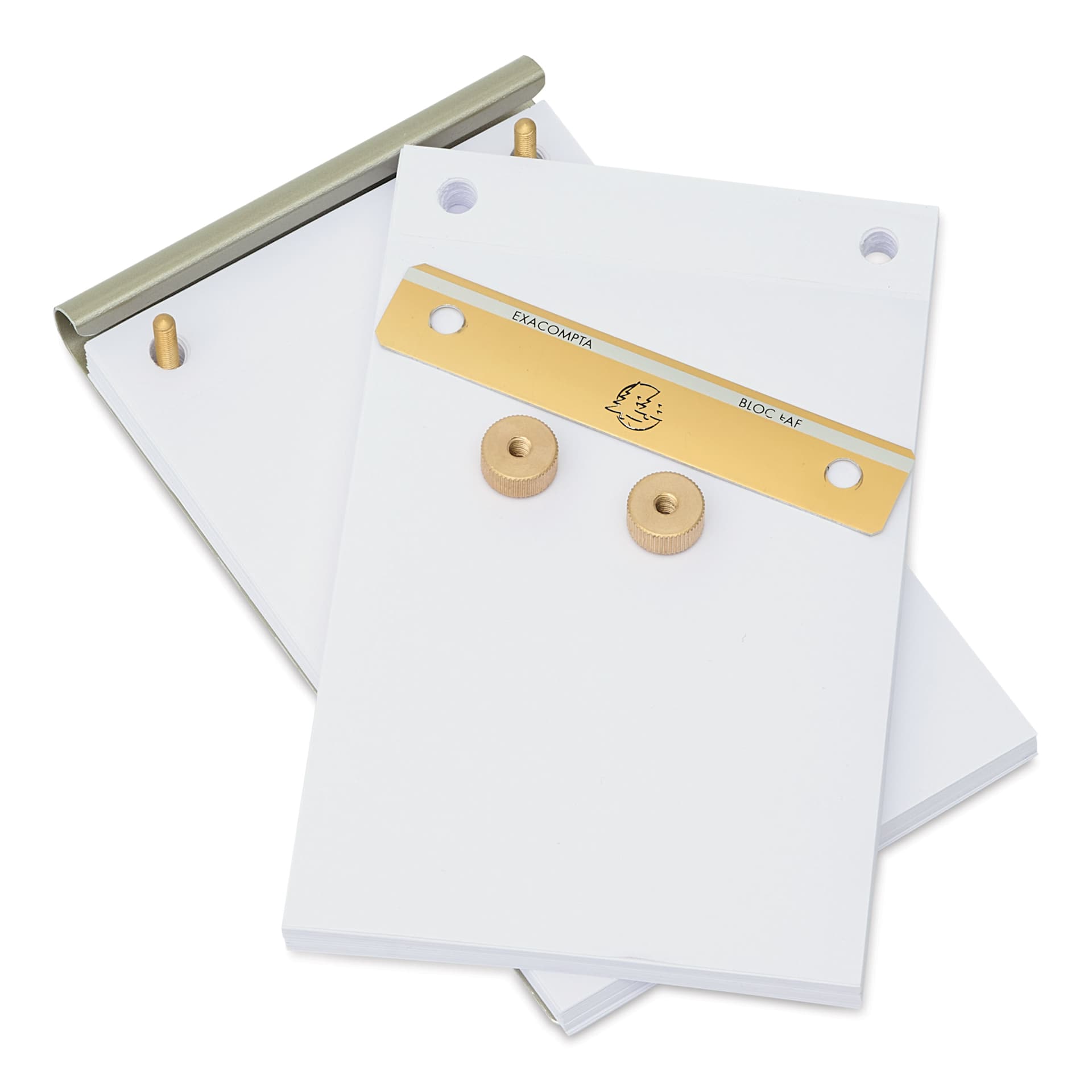 Exacompta FAF Desk Pad - 4-1/4" x 7-1/4", Blank, paper removed from pad