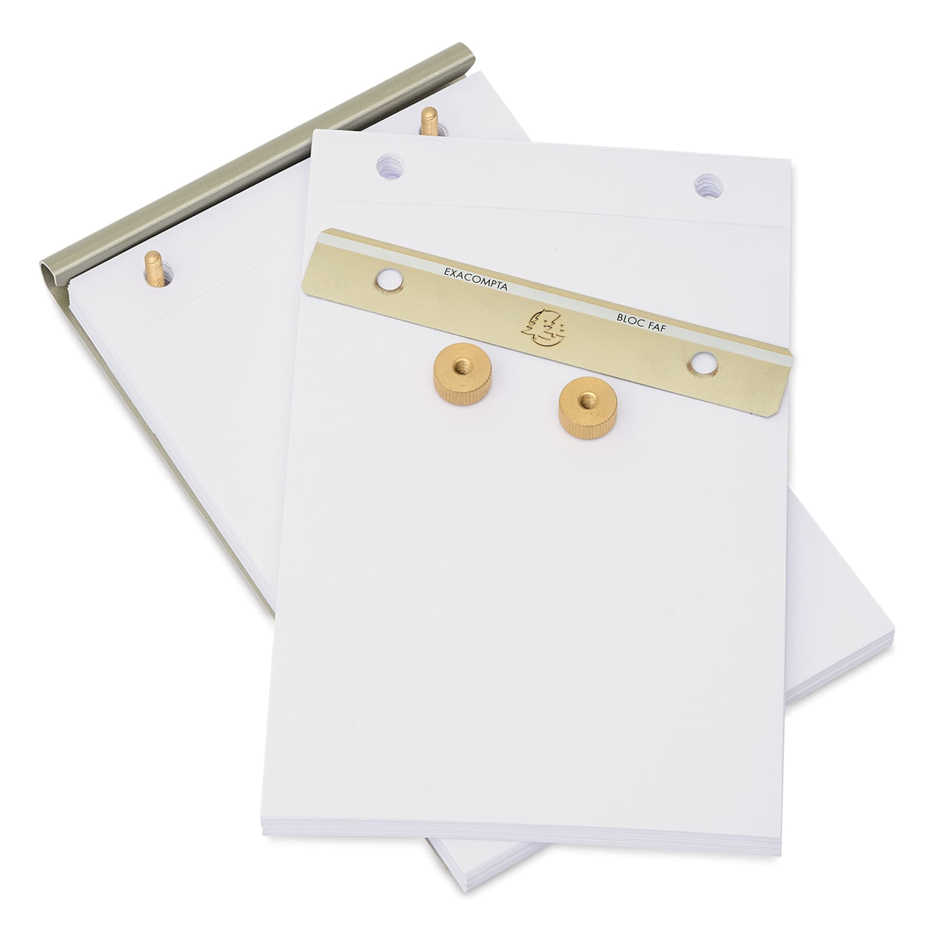Exacompta FAF Desk Pad - 5-3/10" x 8-1/4", Blank, paper removed from pad