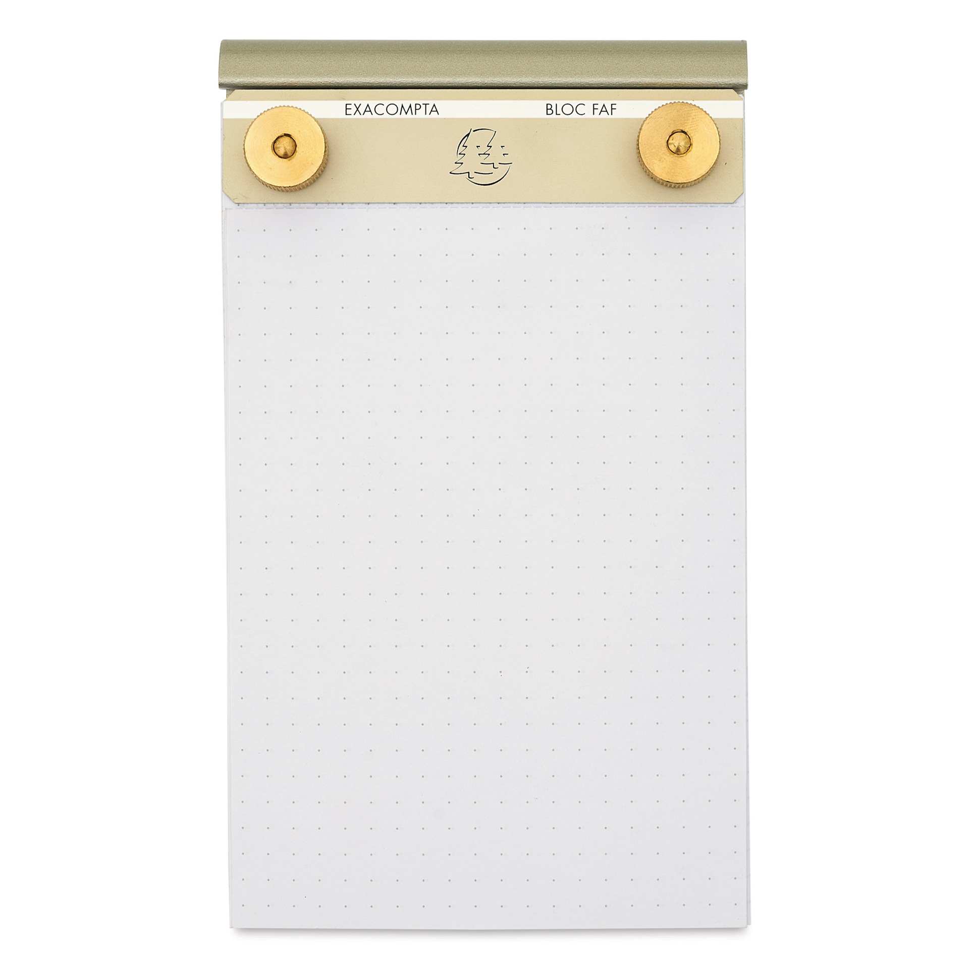 Exacompta FAF Desk Pad - 4" x 6-1/4", Dot Grid, front, open