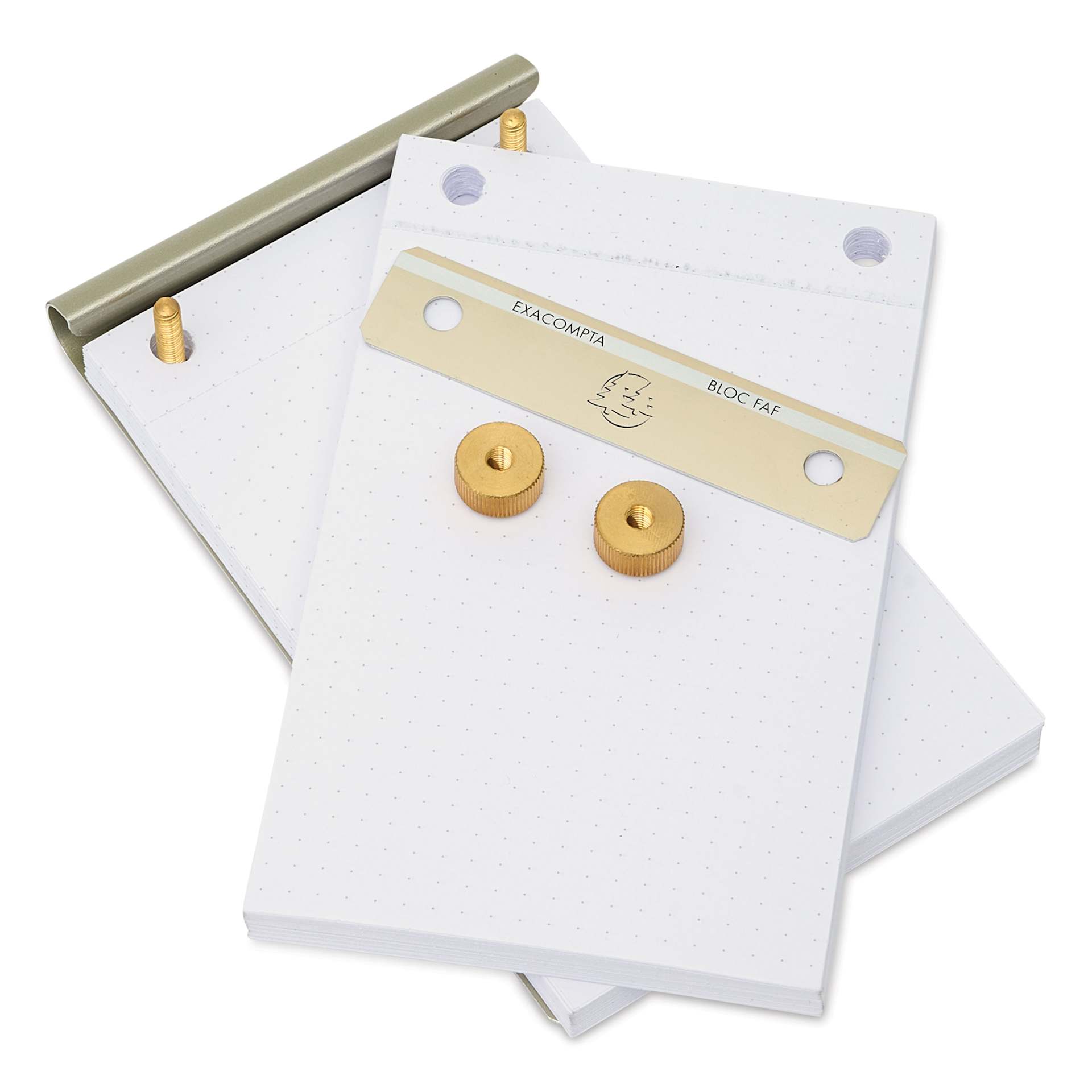 Exacompta FAF Desk Pad - 4" x 6-1/4", Dot Grid, paper removed from pad