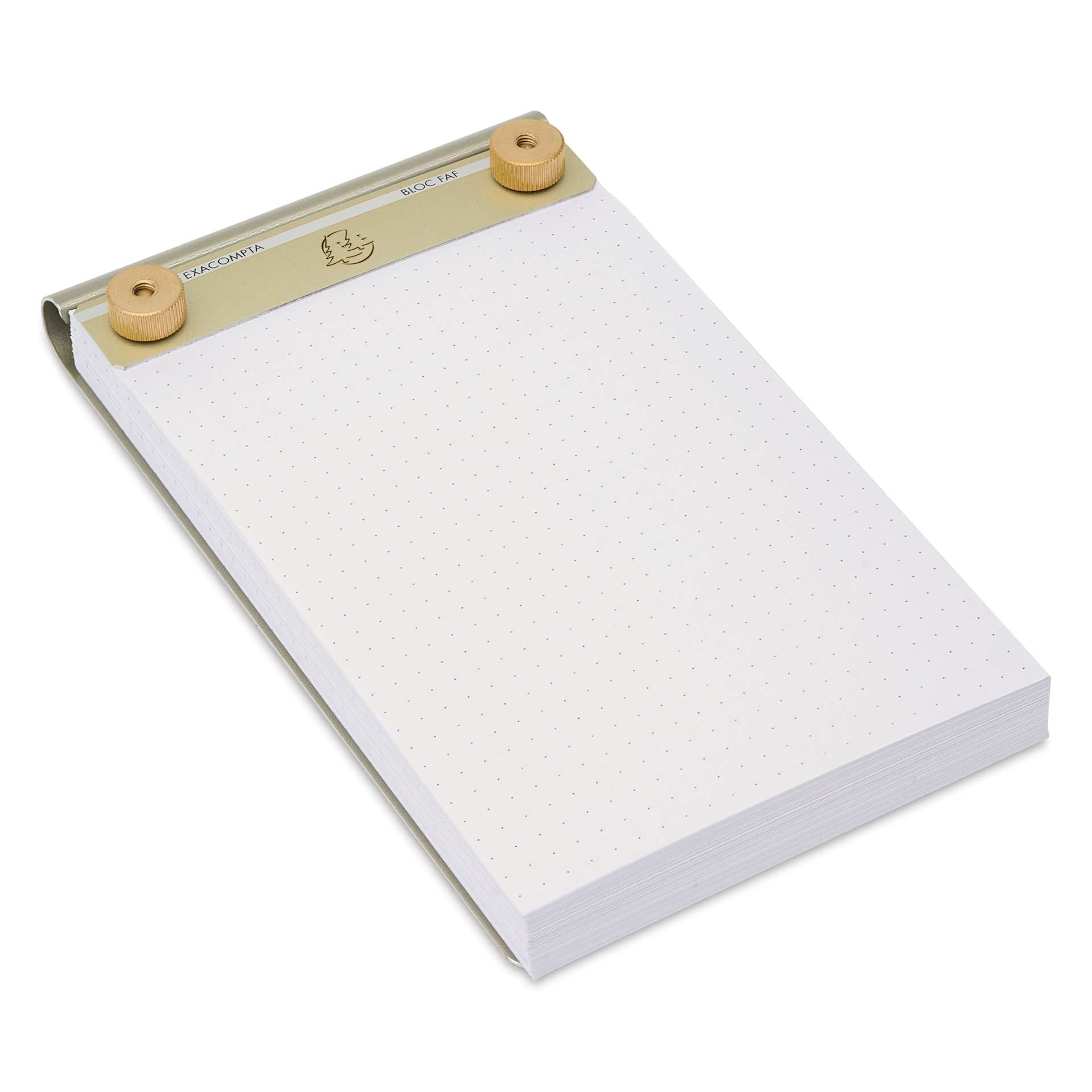 Exacompta FAF Desk Pad - 4-1/4" x 7-1/4", Dot Grid, open