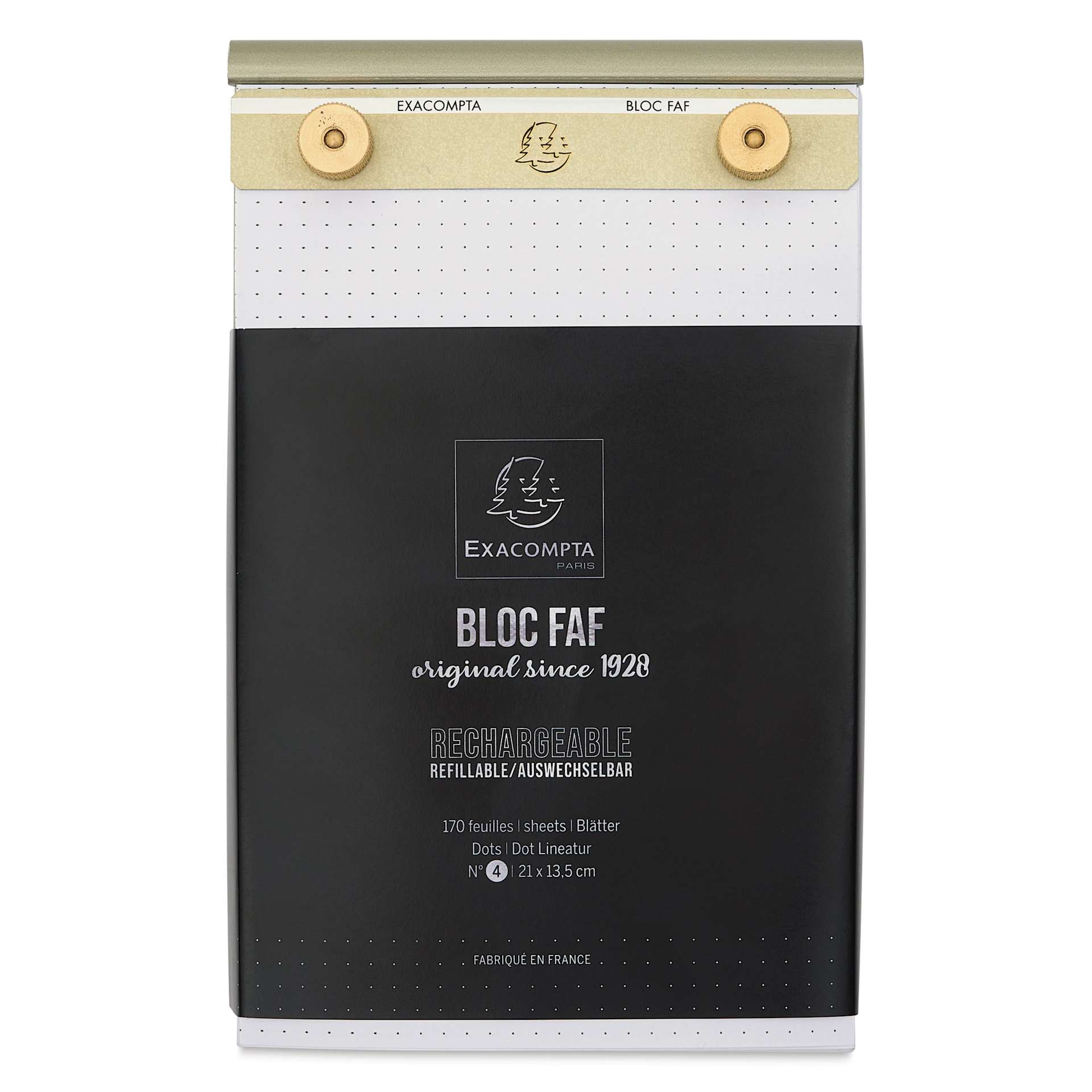 Exacompta FAF Desk Pad - 5-3/10" x 8-1/4", Dot Grid, front
