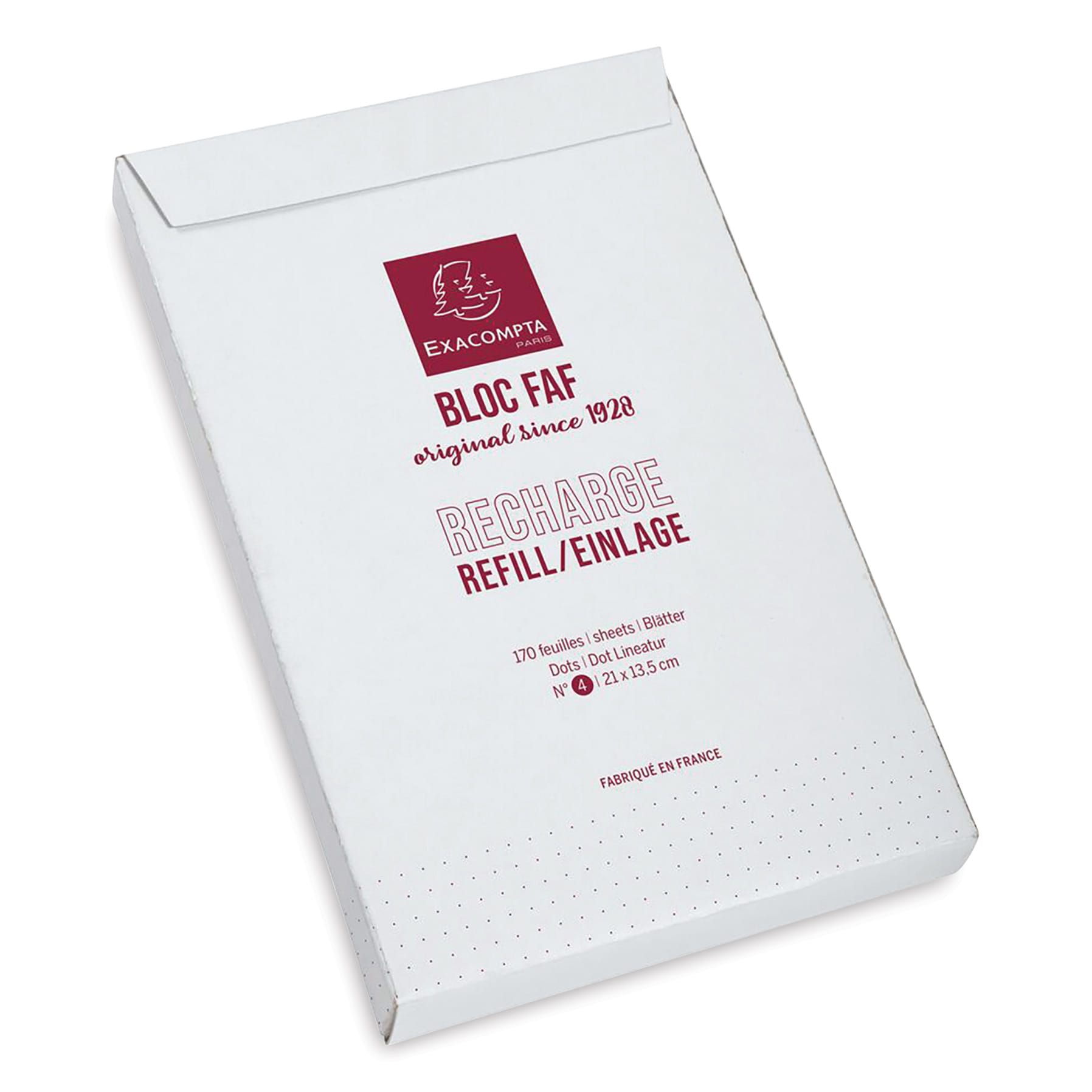 Exacompta FAF Desk Pad Refill - 5-3/10" x 8-1/4", Dot Grid