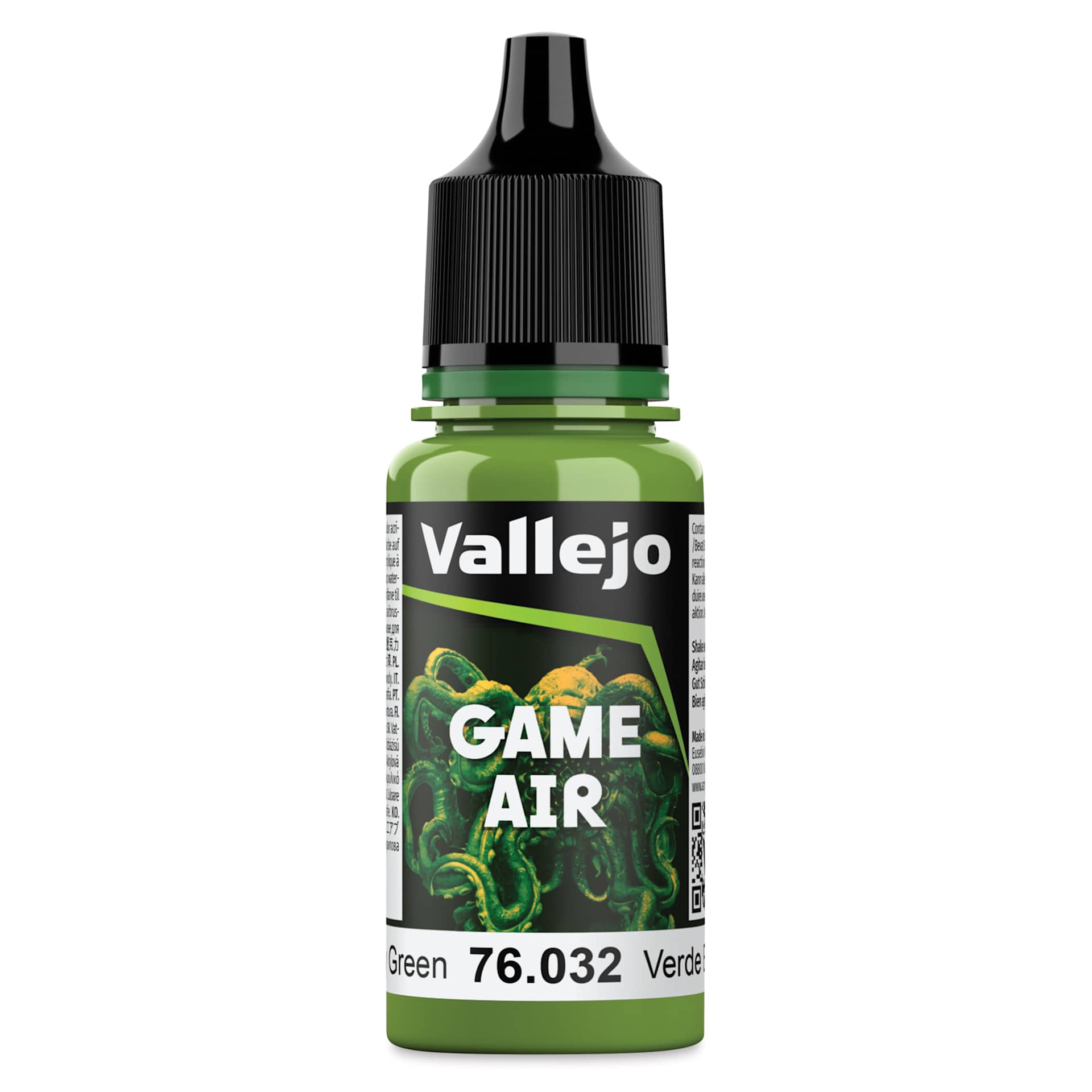 Vallejo Game Air Acrylic Airbrush Paint - Scorpy Green, 18 ml Bottle