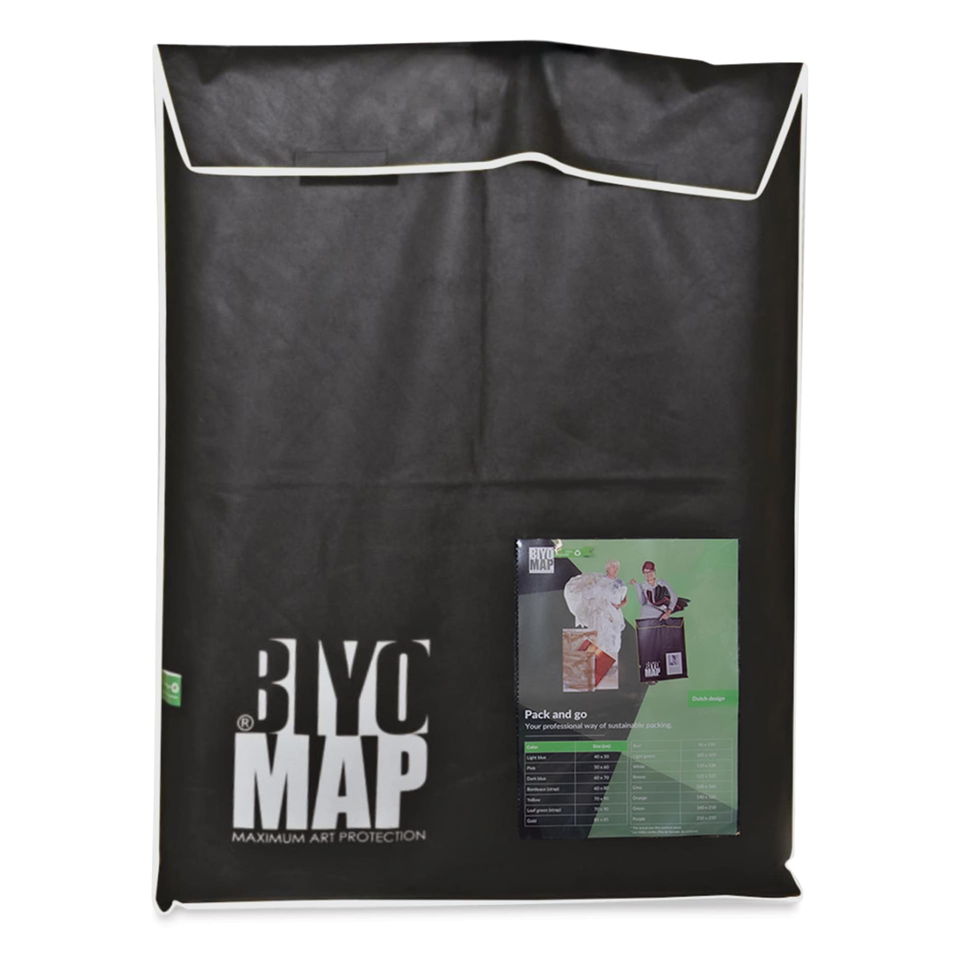 Biyomap Reusable Art Storage Bag - 43.3" x 51.2", White Border