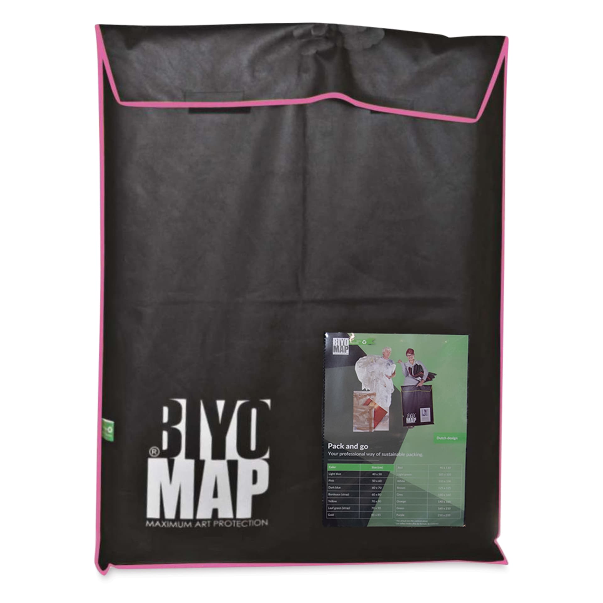 Biyomap Protective Cover - 19.7" x 23.6", Pink Border