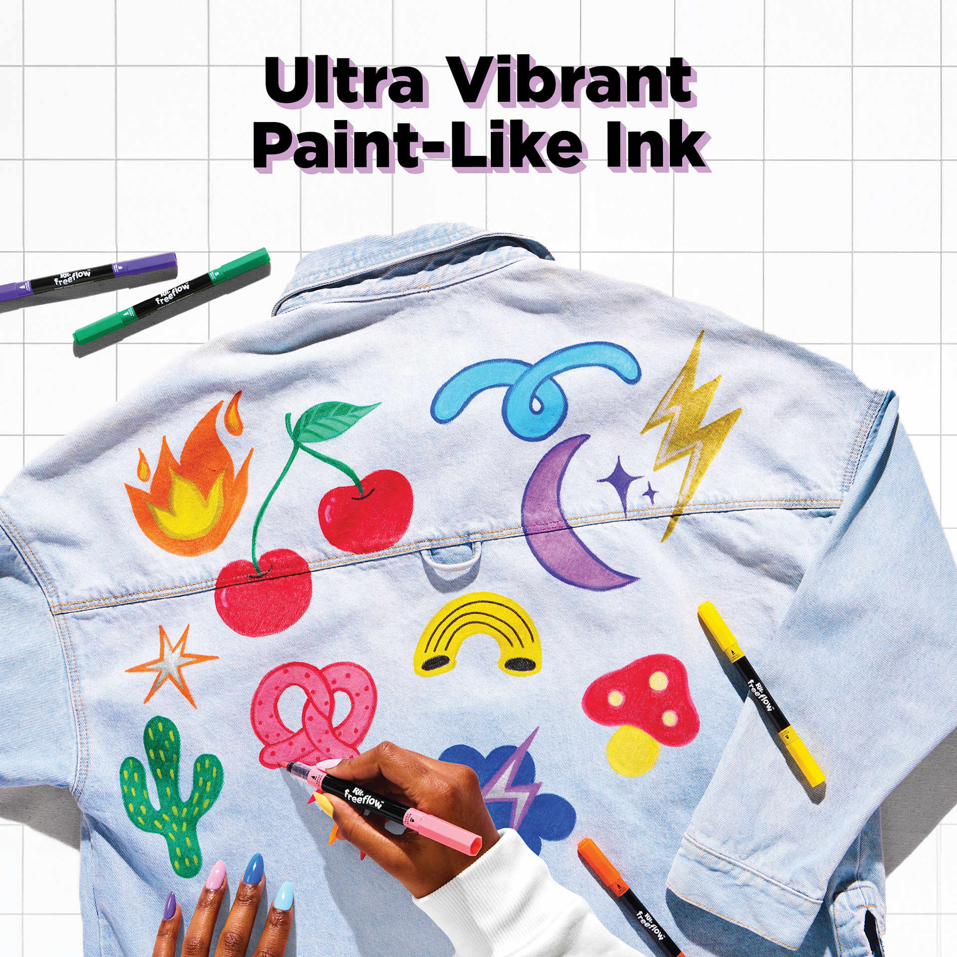 Ultra Vibrant Paint-Like Ink