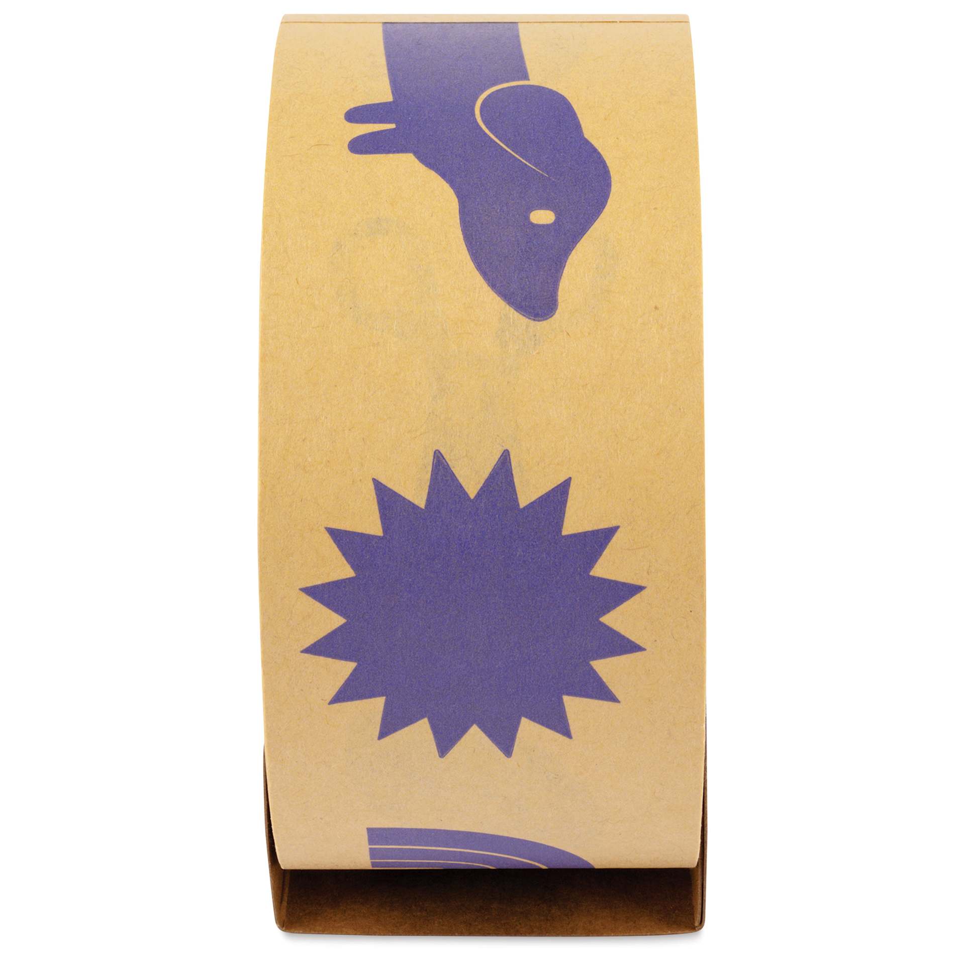 Folia Packing Tape - Make It Iconic, 2" x 82 ft Roll side view