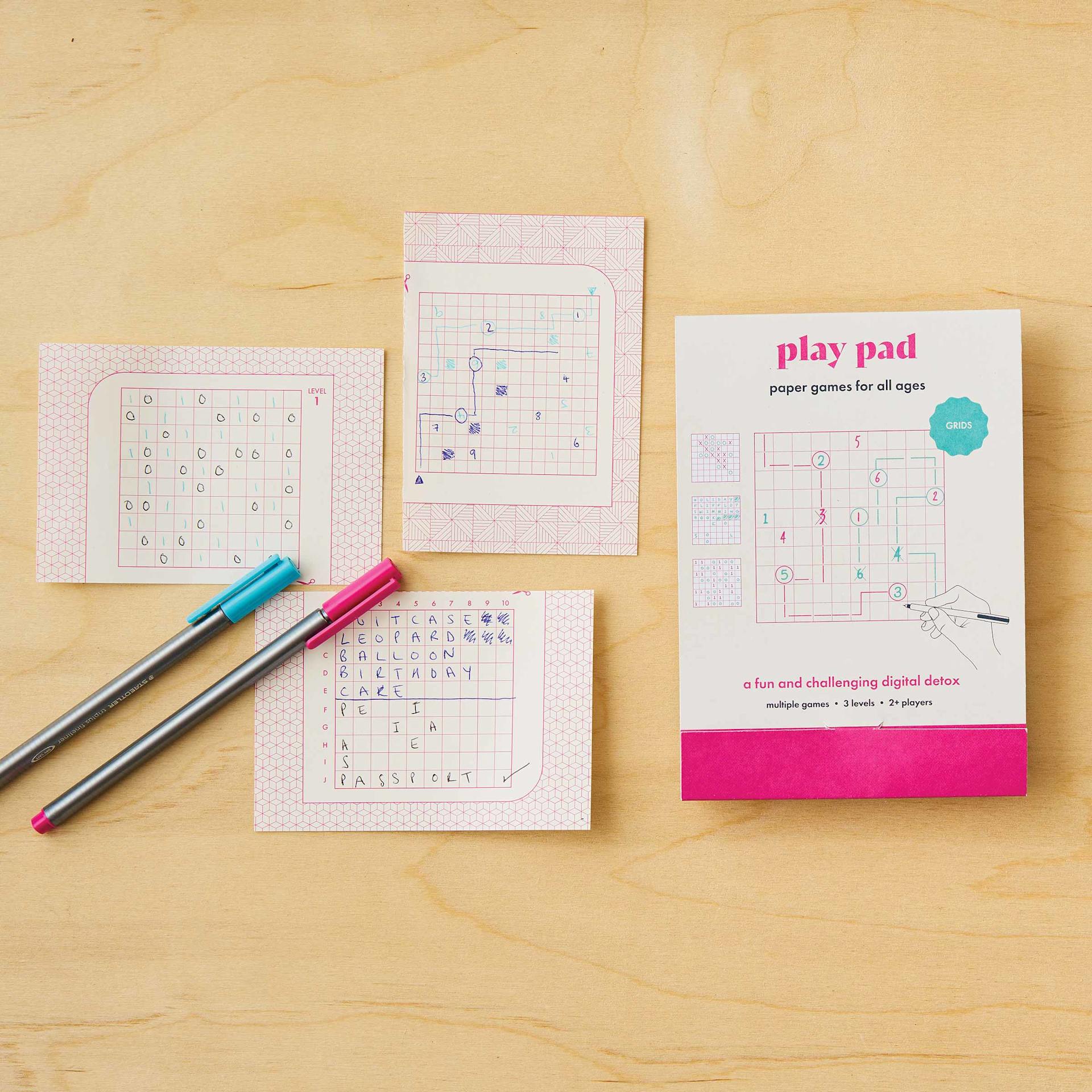 Another Studio Play Pad - 12-1/2 cm x 18 cm, Grid, example pages