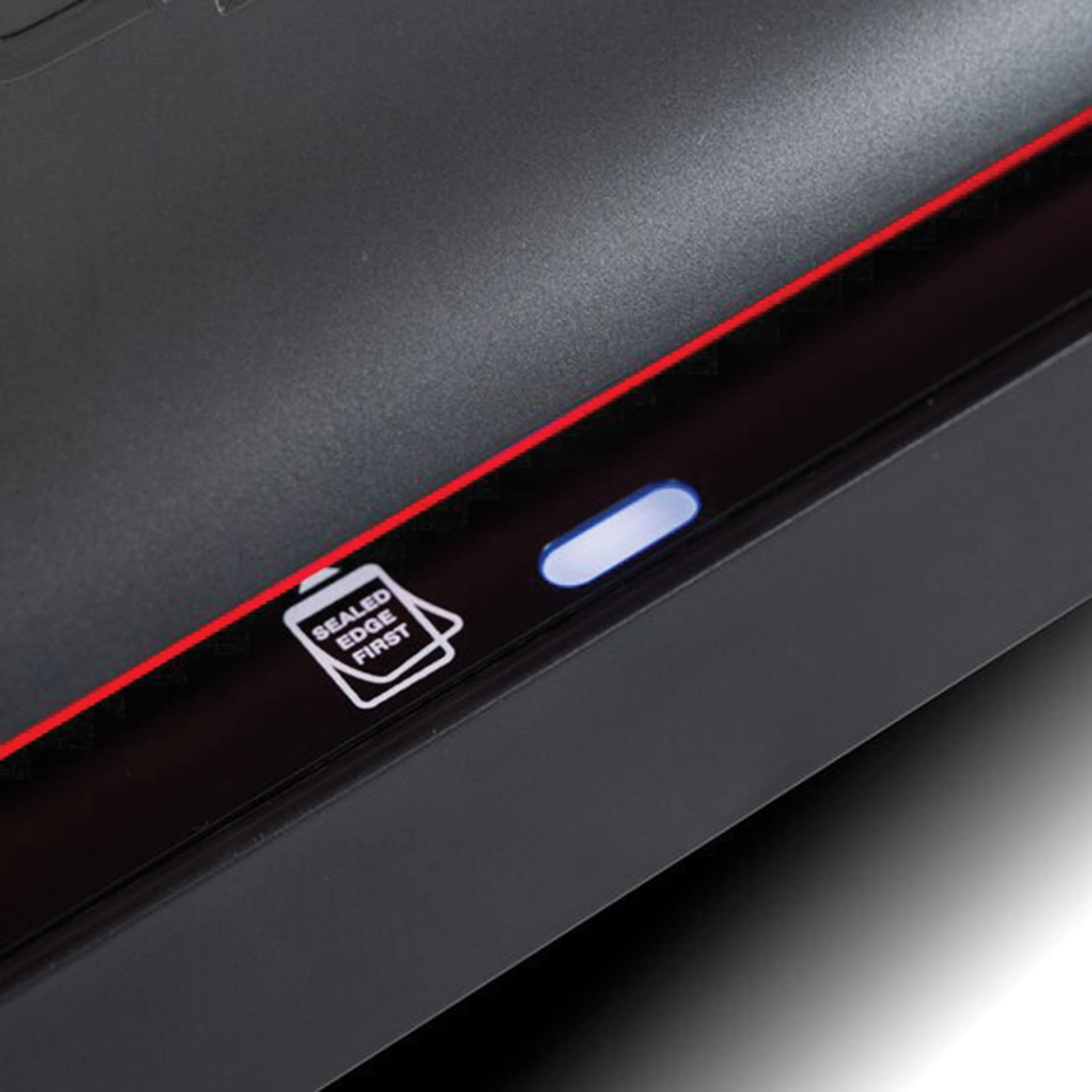 GBC 240 Pouch Laminator close up showing LED indicator
