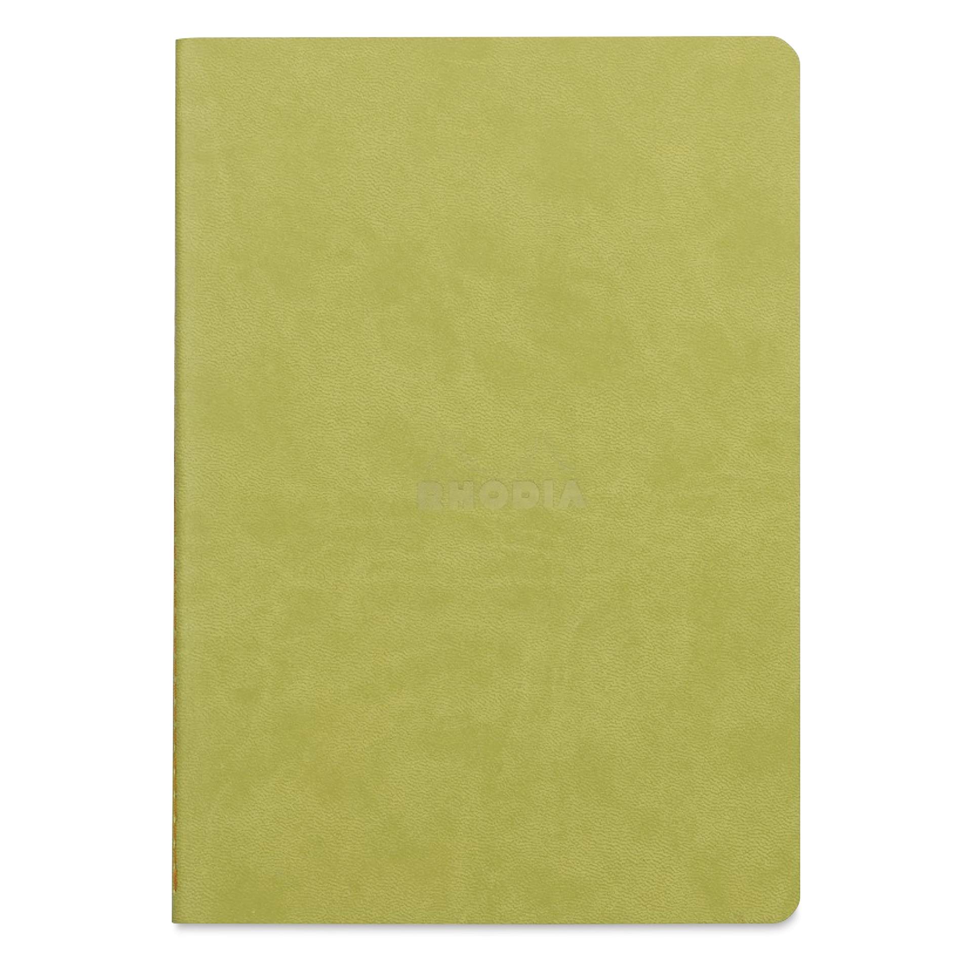 Rhodia Sewn Spine Rhodiarama Notebook - 5-1/2" x 8-3/4", Anise