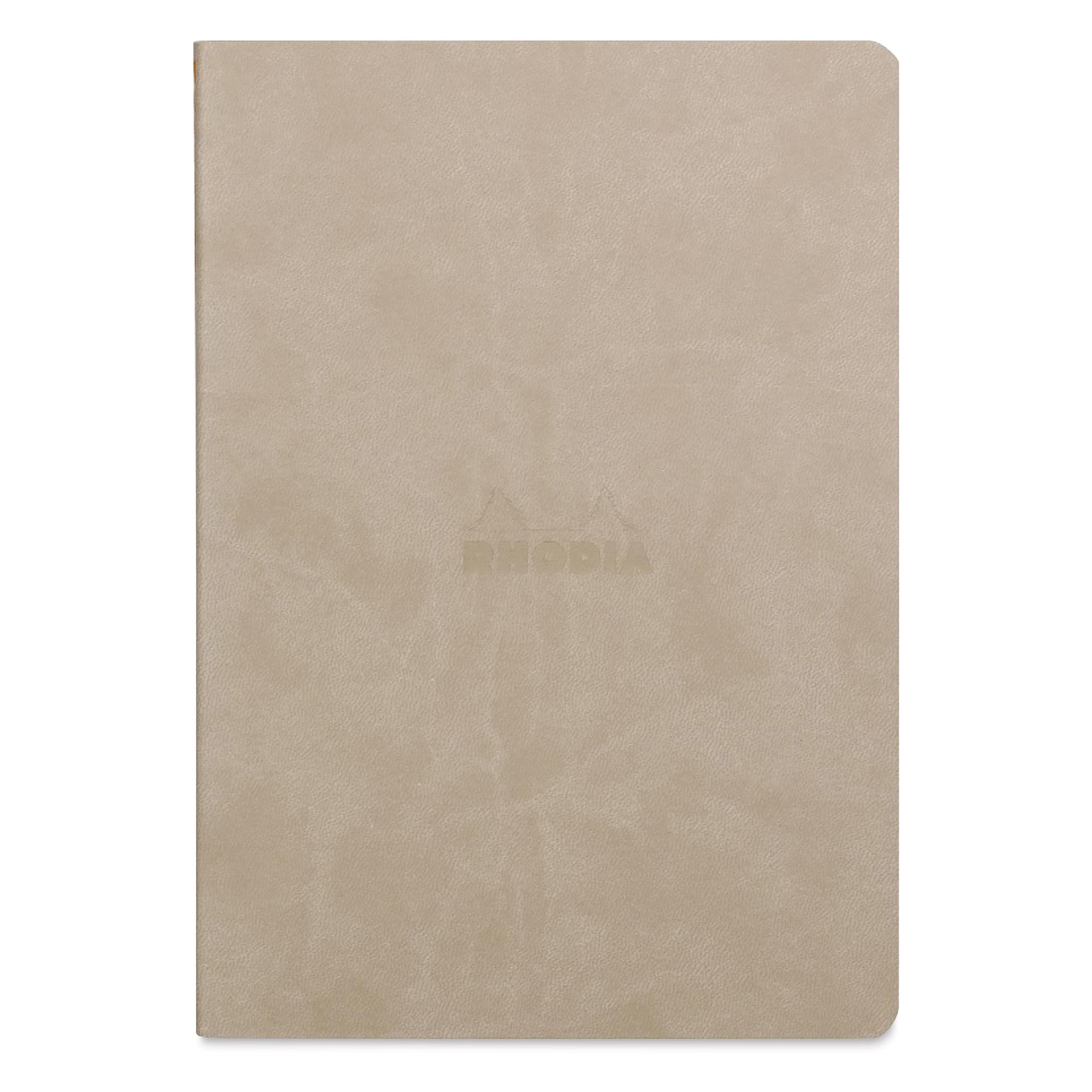 Rhodia Sewn Spine Rhodiarama Notebook - 5-1/2" x 8-3/4", Beige