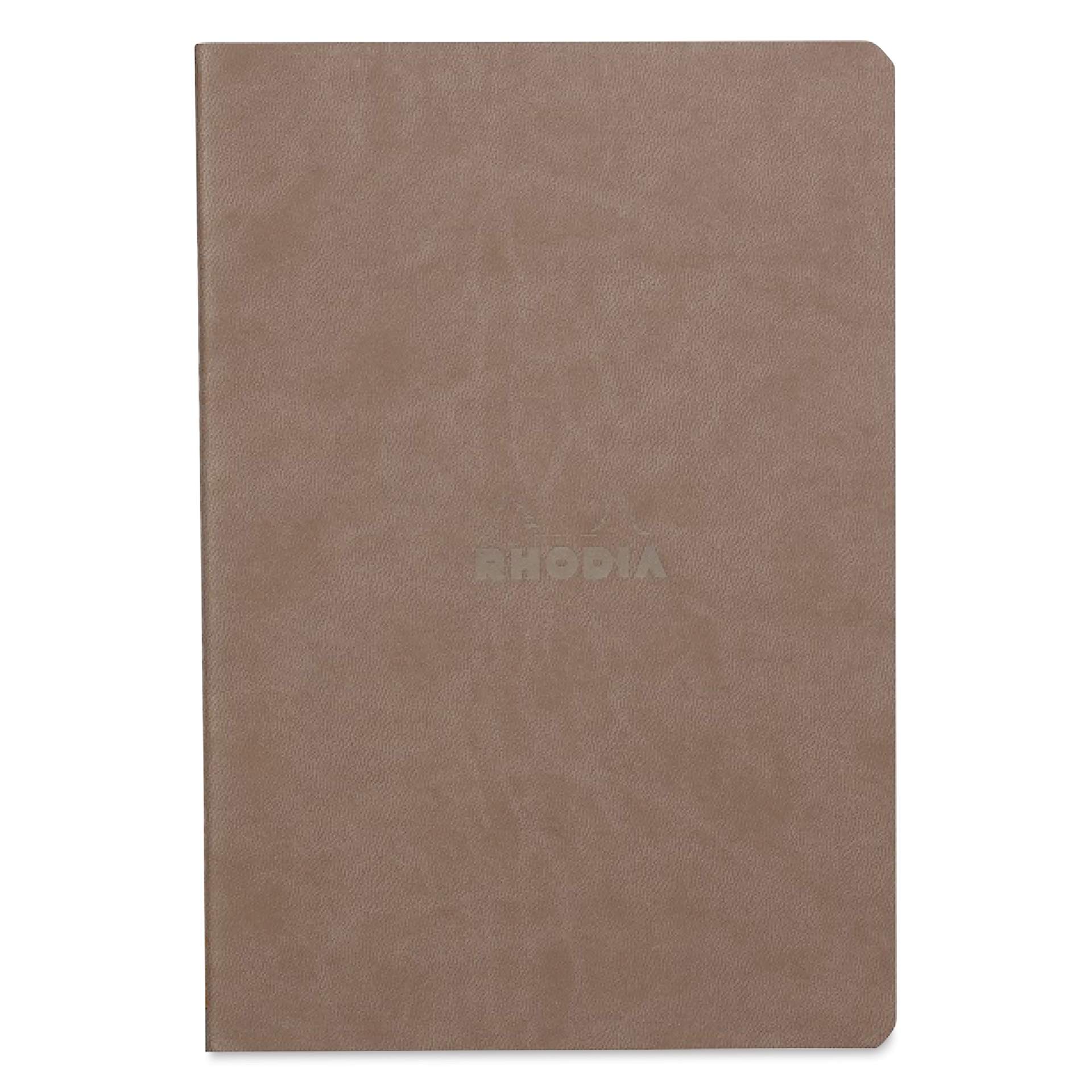 Rhodia Sewn Spine Rhodiarama Notebook - 5-1/2" x 8-3/4", Taupe