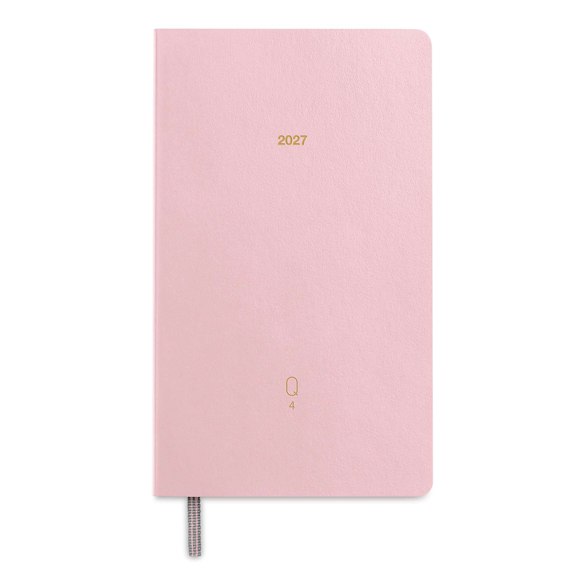 Leuchtturm1917 Quarterly Daily Planner 2027 - 3-1/2" x 6", Rose, Set of 4, Light Rose Planner
