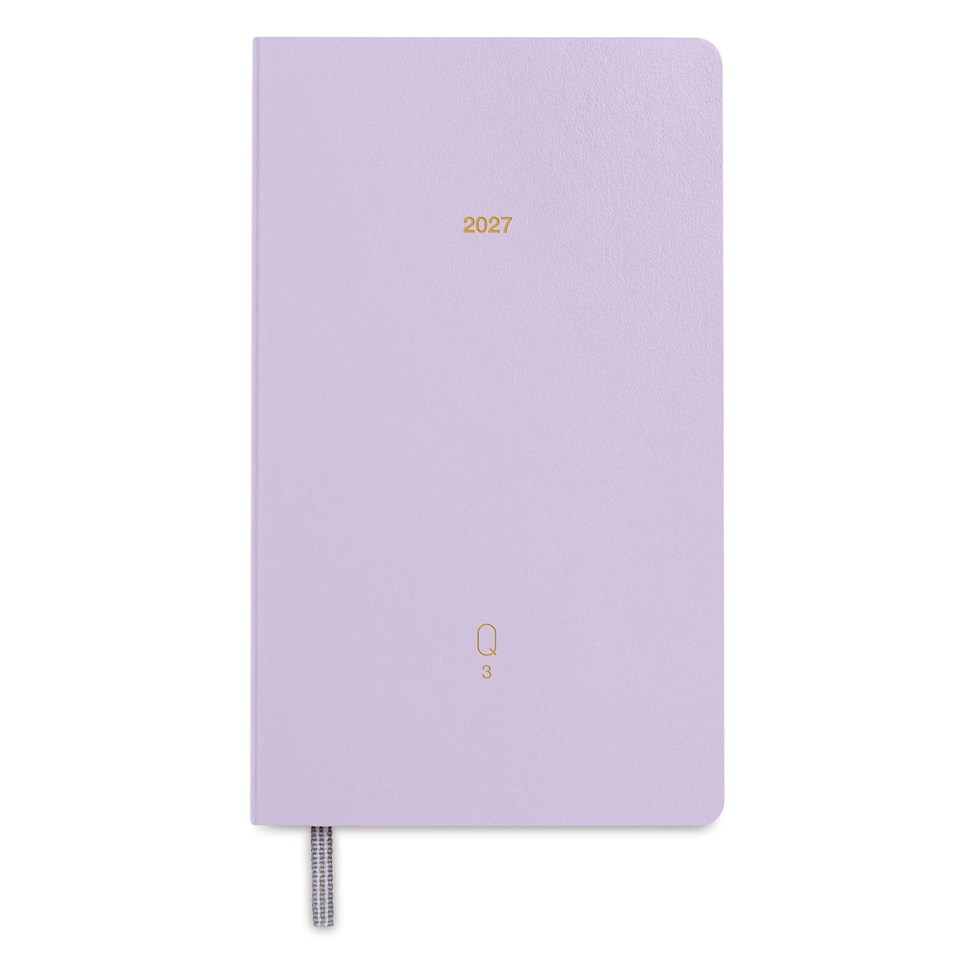 Leuchtturm1917 Quarterly Daily Planner 2027 - 3-1/2" x 6", Rose, Set of 4, Lilac Planner