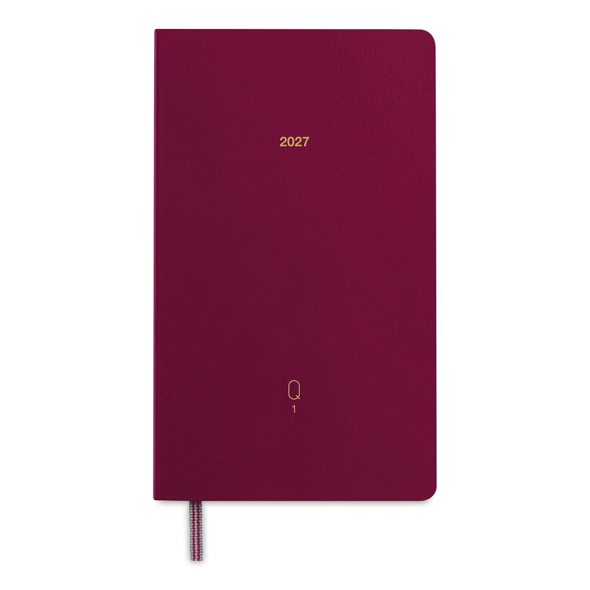 Leuchtturm1917 Quarterly Daily Planner 2027 - 3-1/2" x 6", Rose, Set of 4, Dark Rose Planner