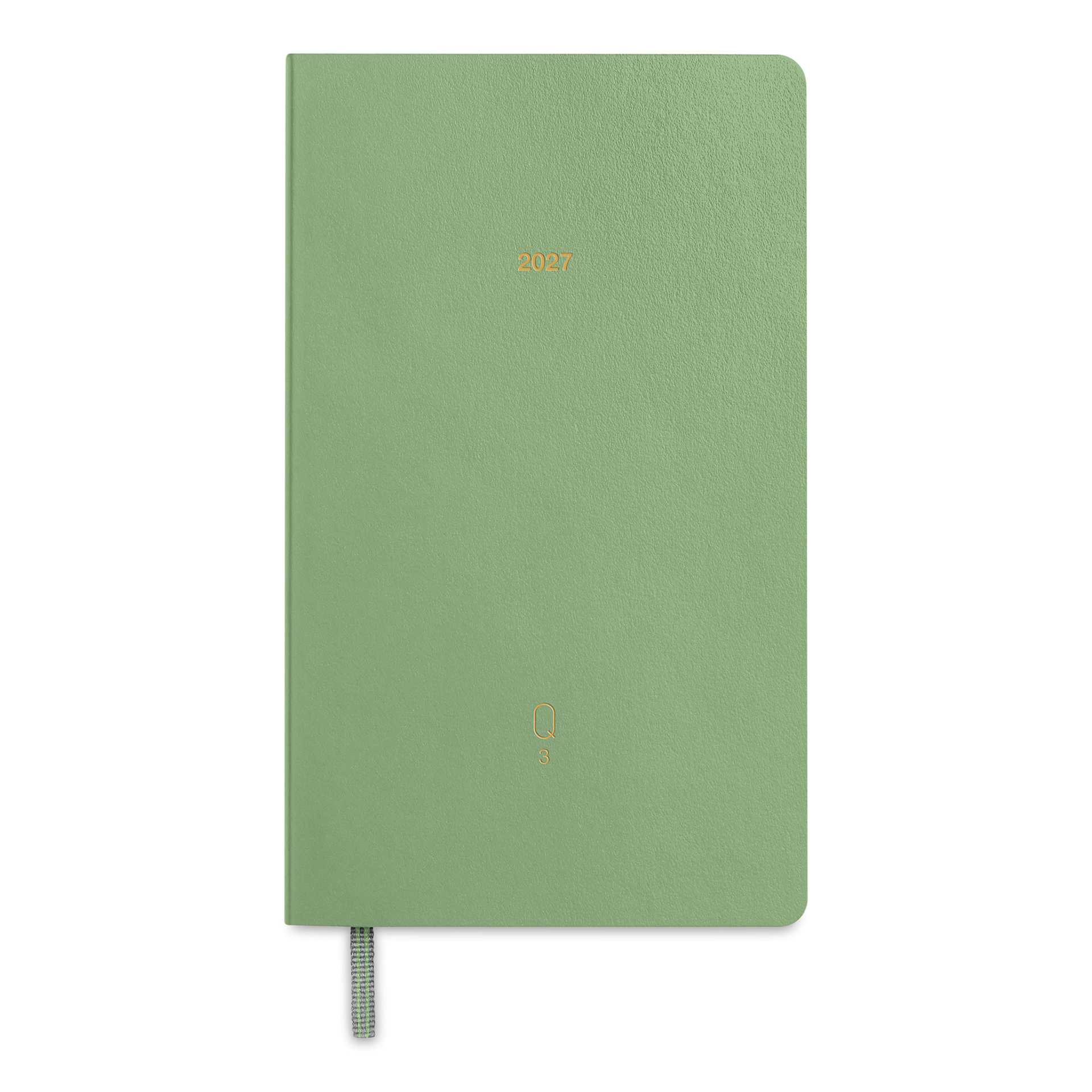 Leuchtturm1917 Quarterly Daily Planner 2027 - 3-1/2" x 6", Green, Set of 4, Green Planner