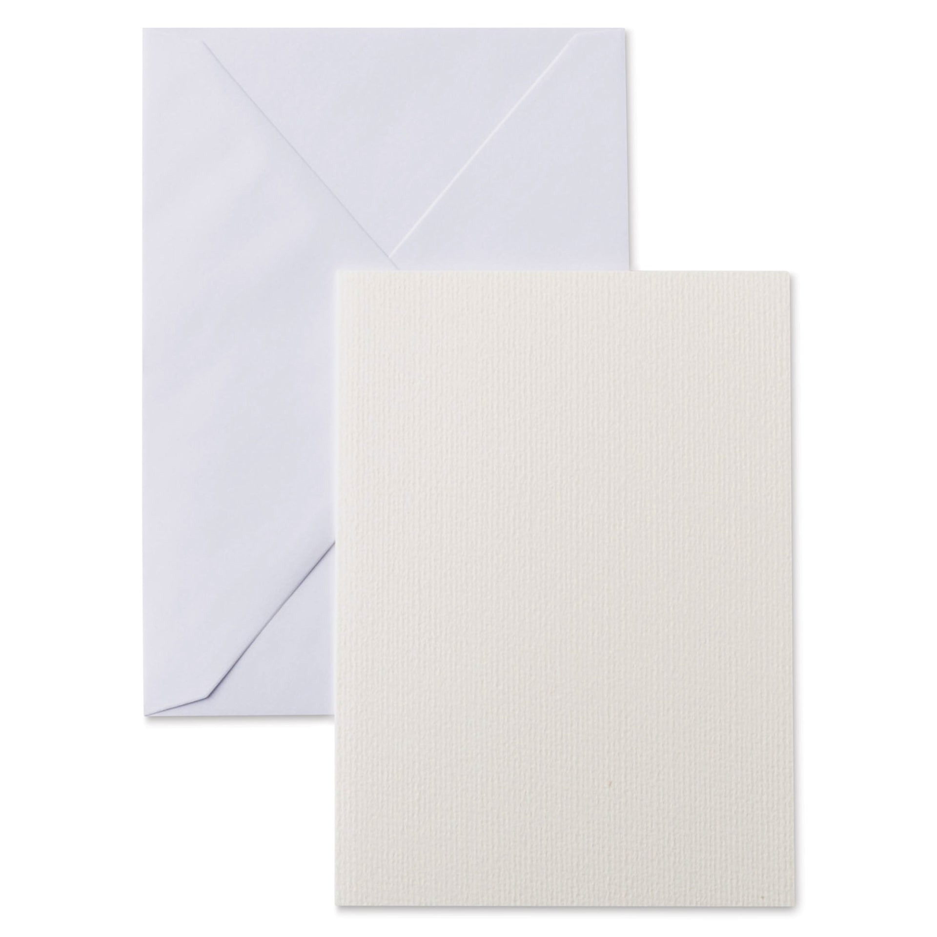 Cricut Watercolor R40 Ivory Card and White Envelope
