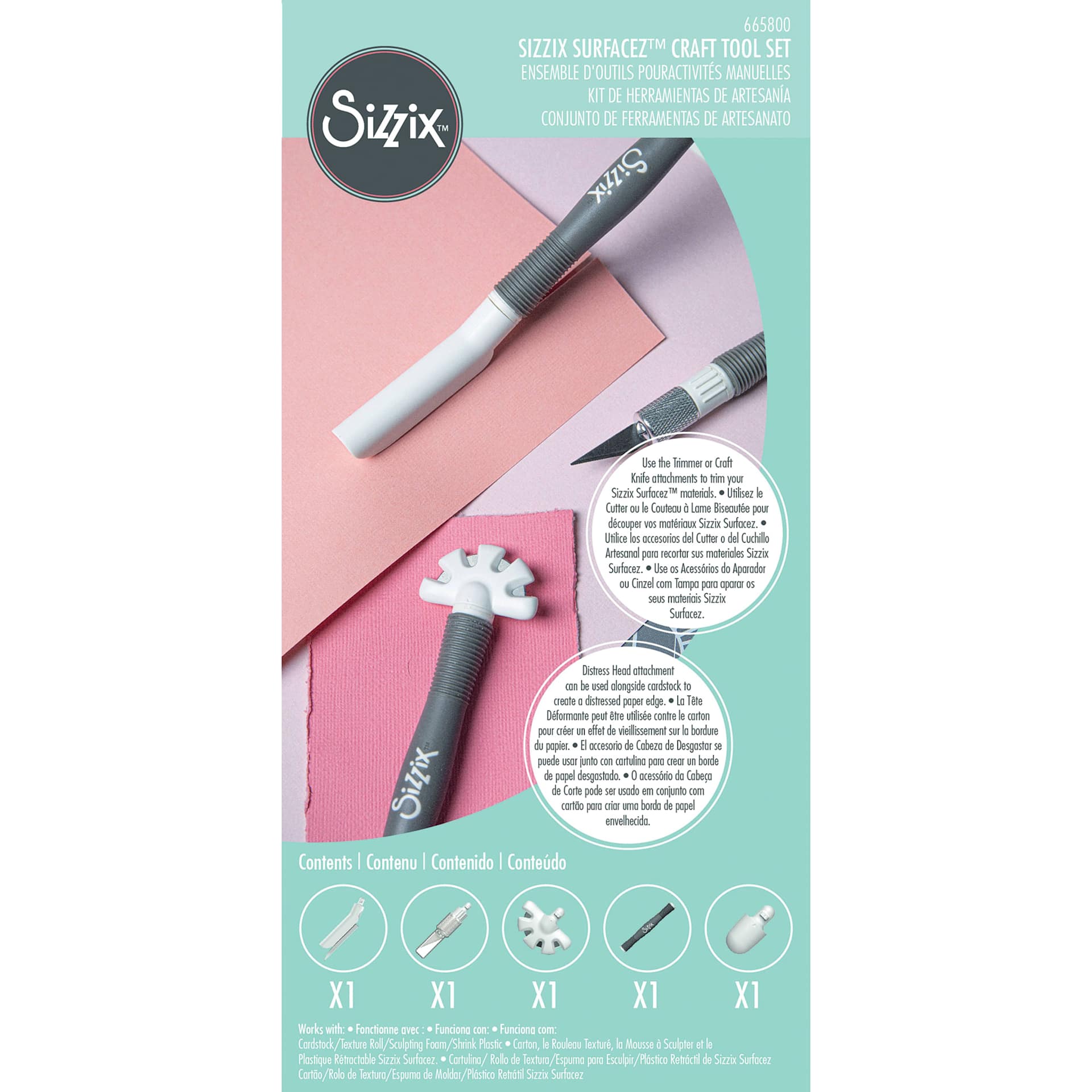 Sizzix Making Tool Surfacez Set, packaging