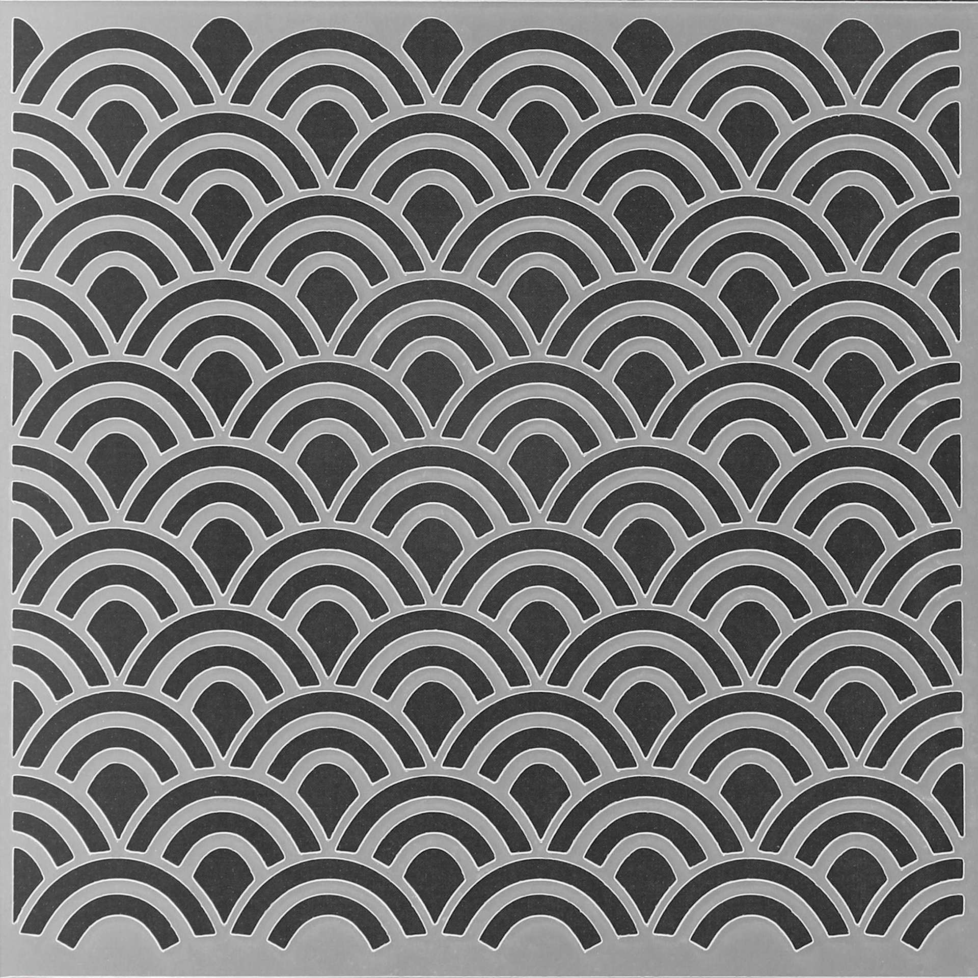 PA Essentials Stencil - Scallop Pattern