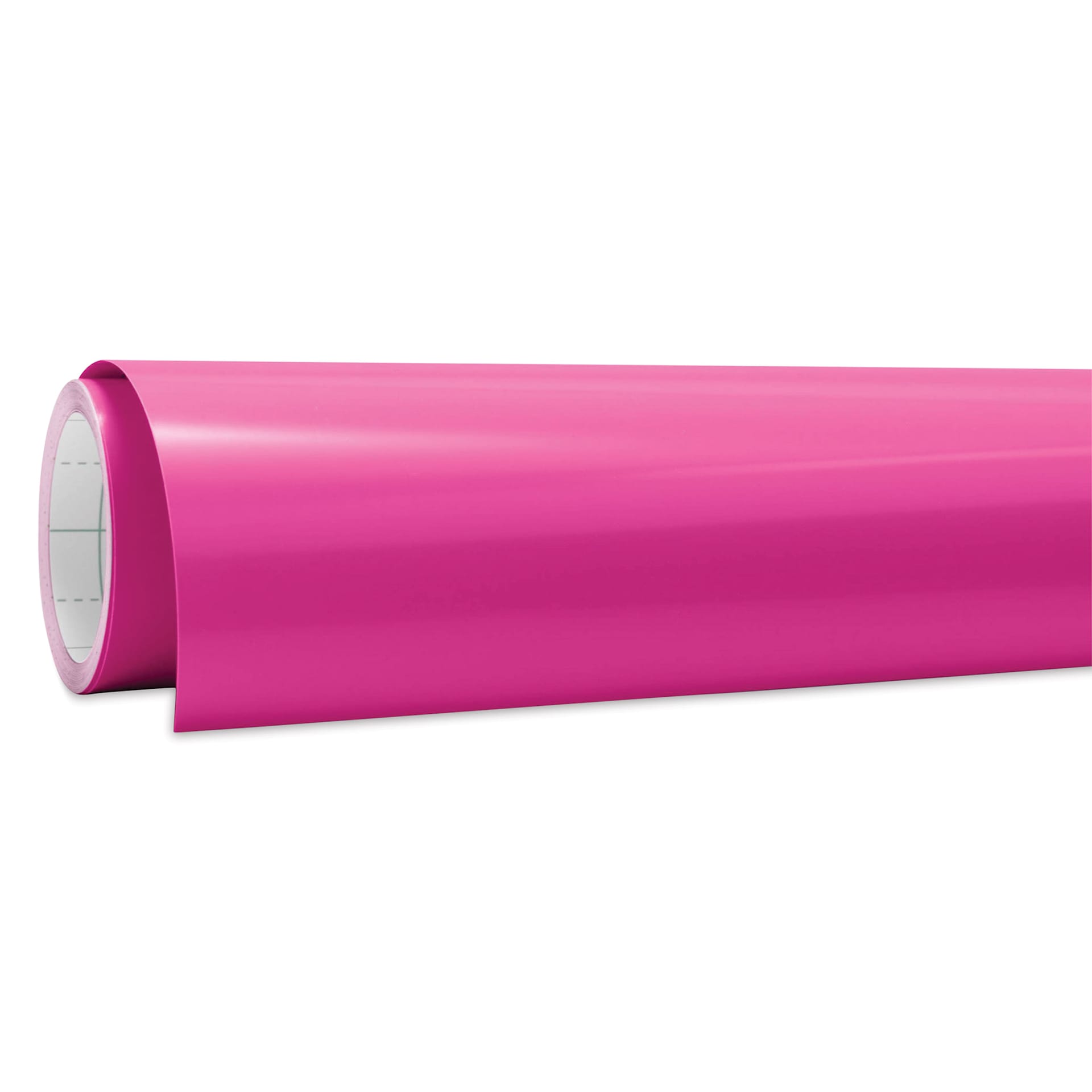 Cricut Heat Color-Changing Permanent Vinyl - Magenta/Pink, 12" x 24" out of packaging close-up