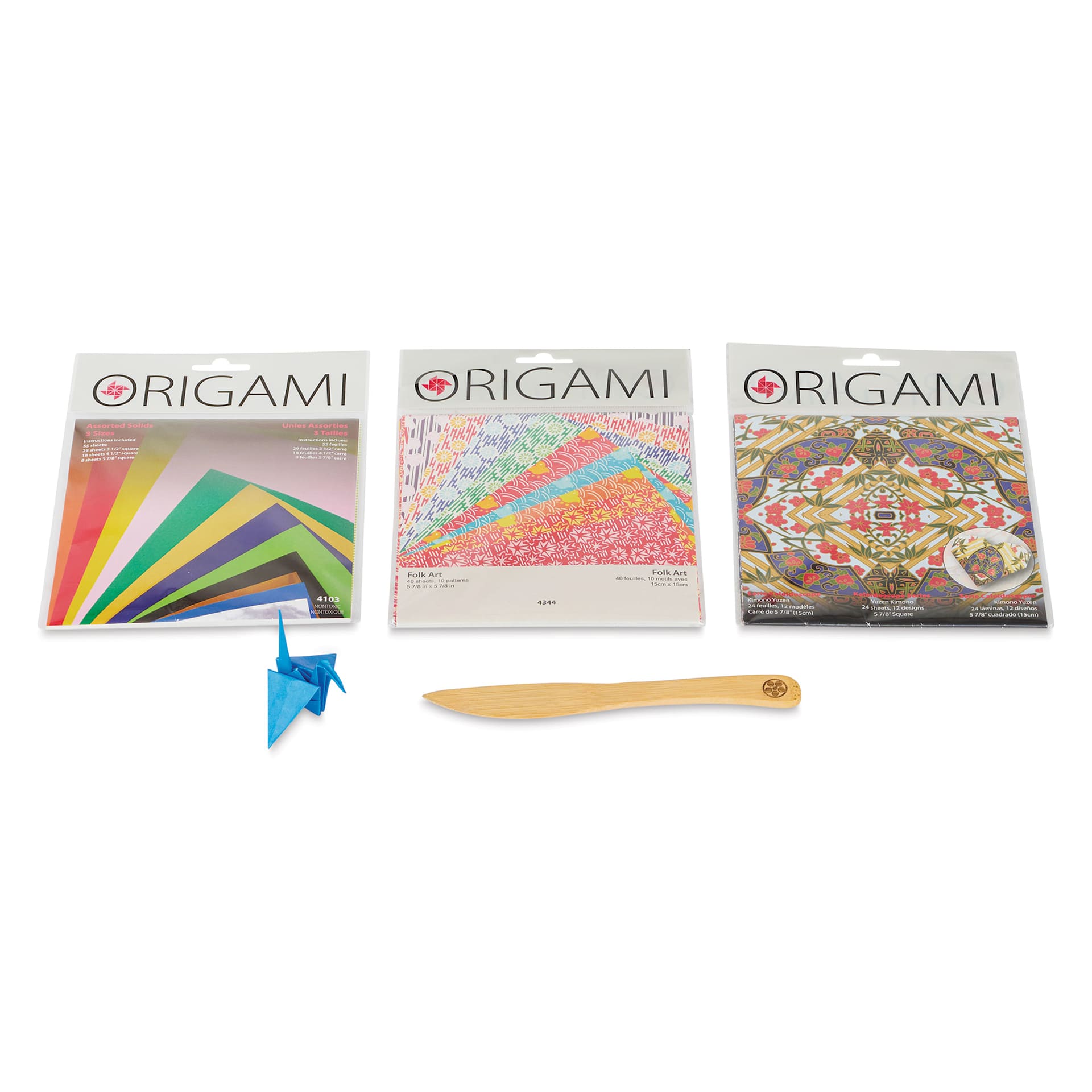 Blick Yasutomo Origami Kit, kit contents