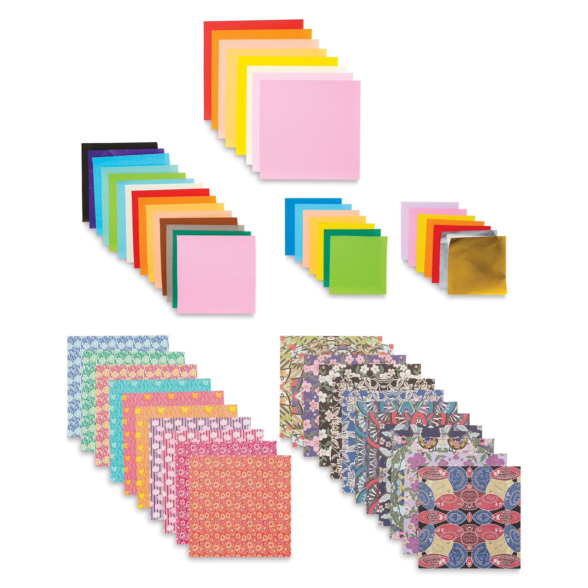 Blick Yasutomo Origami Kit, oragami sheets out of packaging