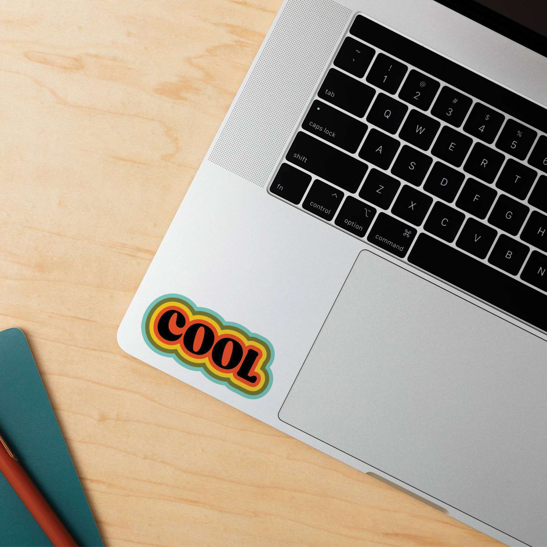 Cricut Printable Vinyl - White, 8-1/2" x 11", Pkg of 12 finished laptop decal example