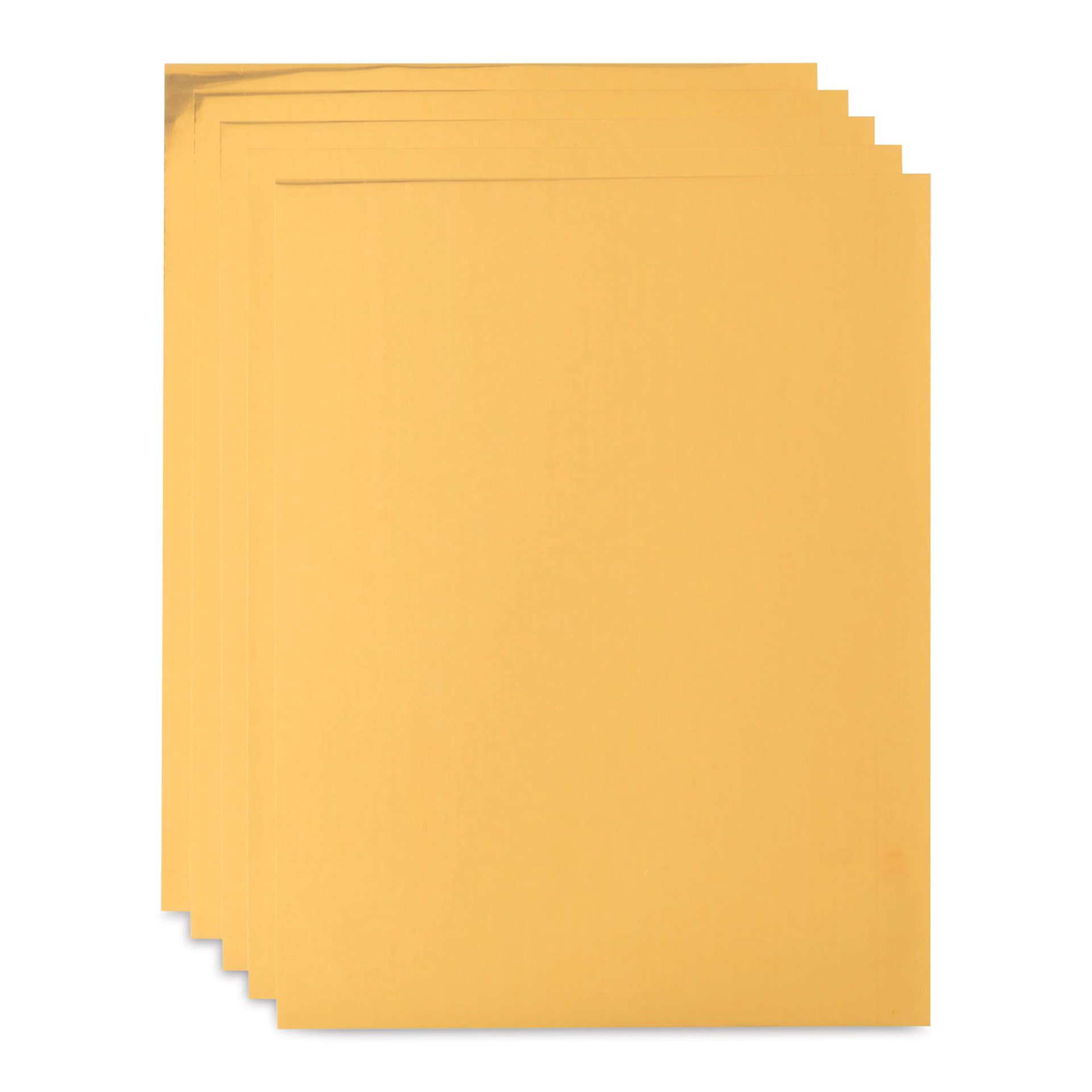 Cricut Printable Vinyl - Gold, 8-1/2" x 11", Pkg of 10