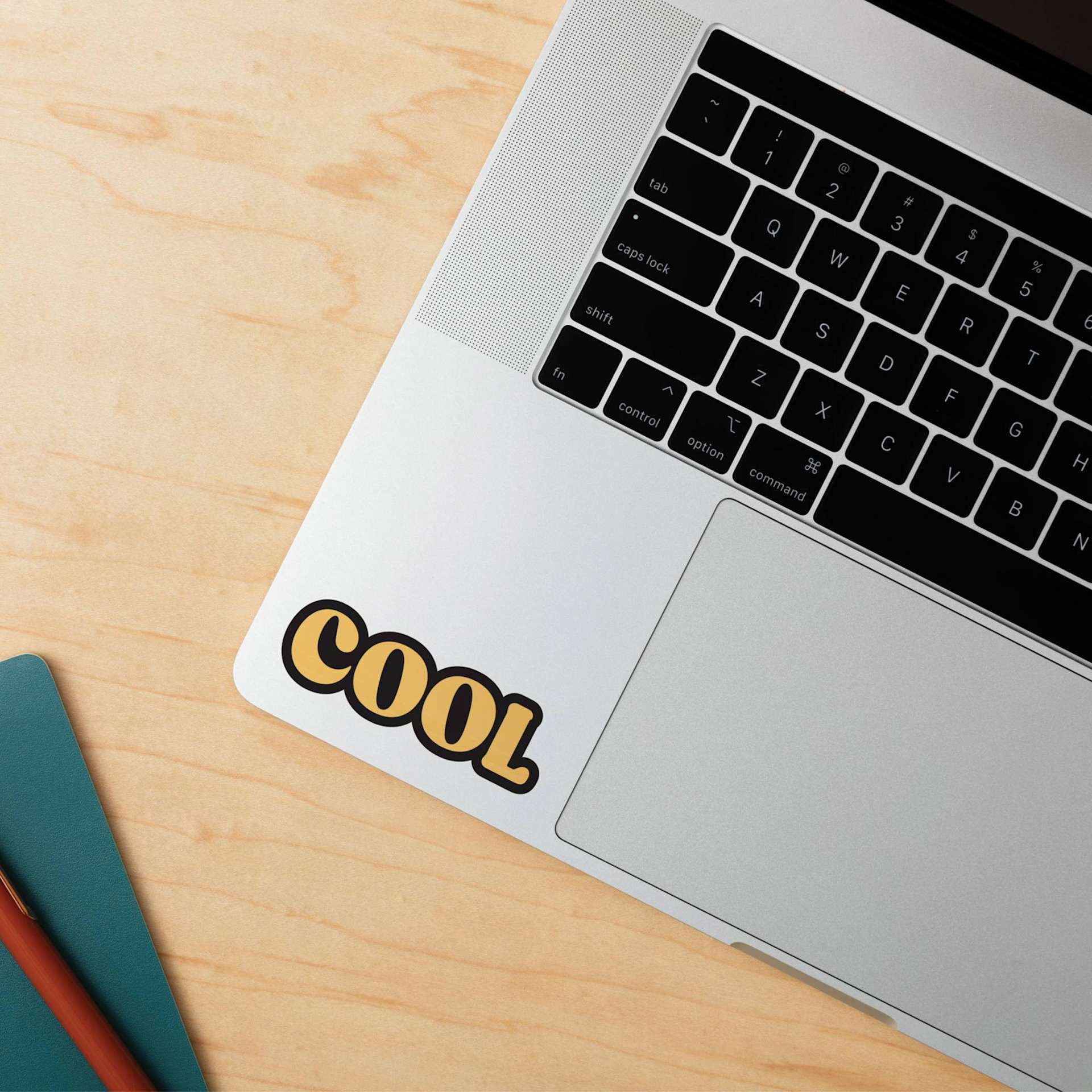 Cricut Printable Vinyl - Gold, 8-1/2" x 11", Pkg of 10 finished laptop decal example