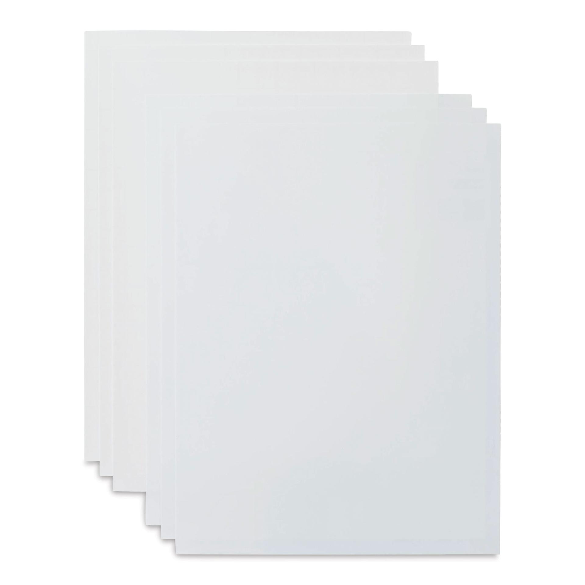 Cricut Printable Waterproof Sticker Set - Transparent, 8-1/2" x 11", Pkg of 6